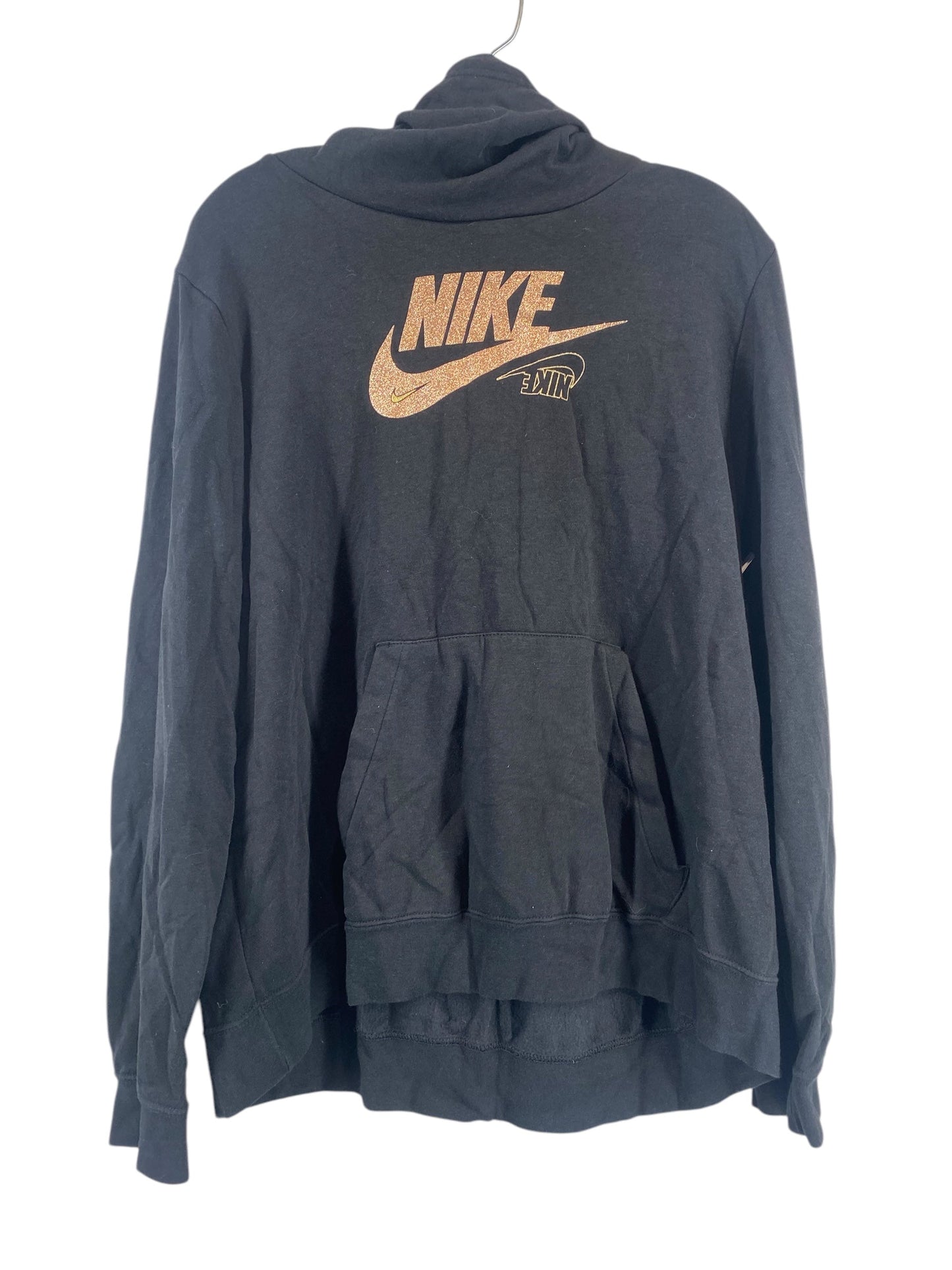 Sweatshirt Hoodie By Nike In Black, Size: Xl