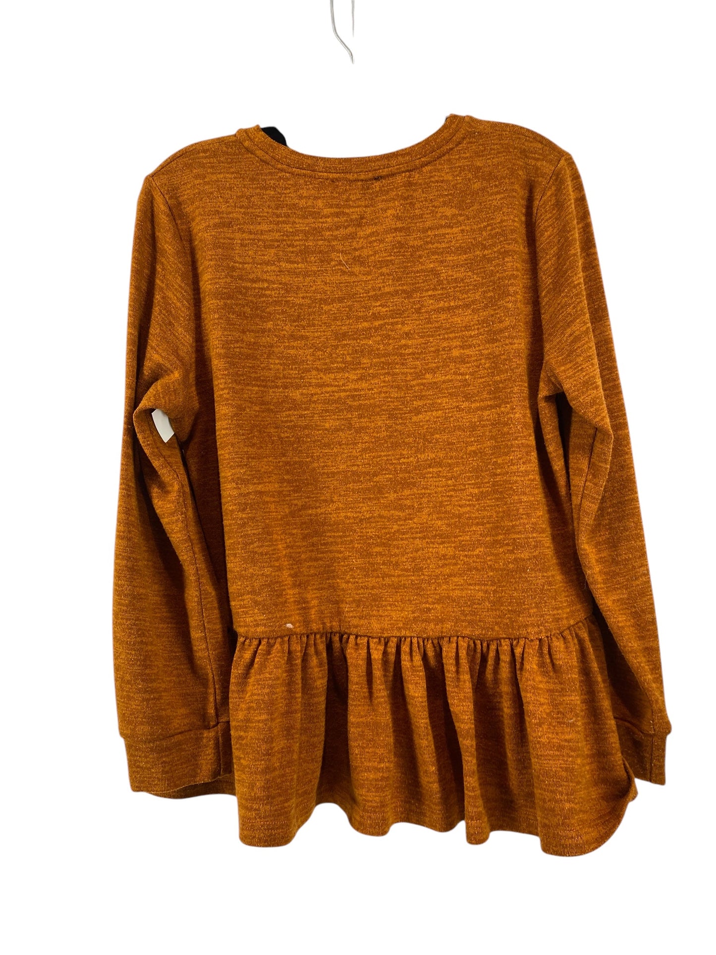 Top Long Sleeve By Shein In Brown, Size: M