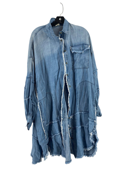 Dress Casual Short By Easel In Blue Denim, Size: S