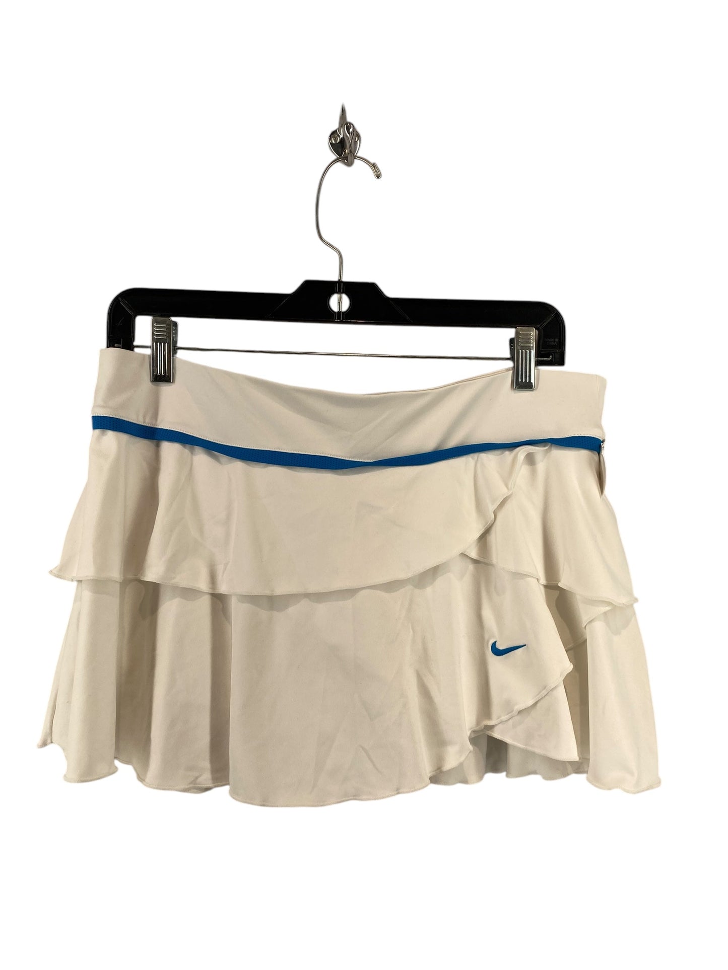 Athletic Skirt By Nike In White, Size: L