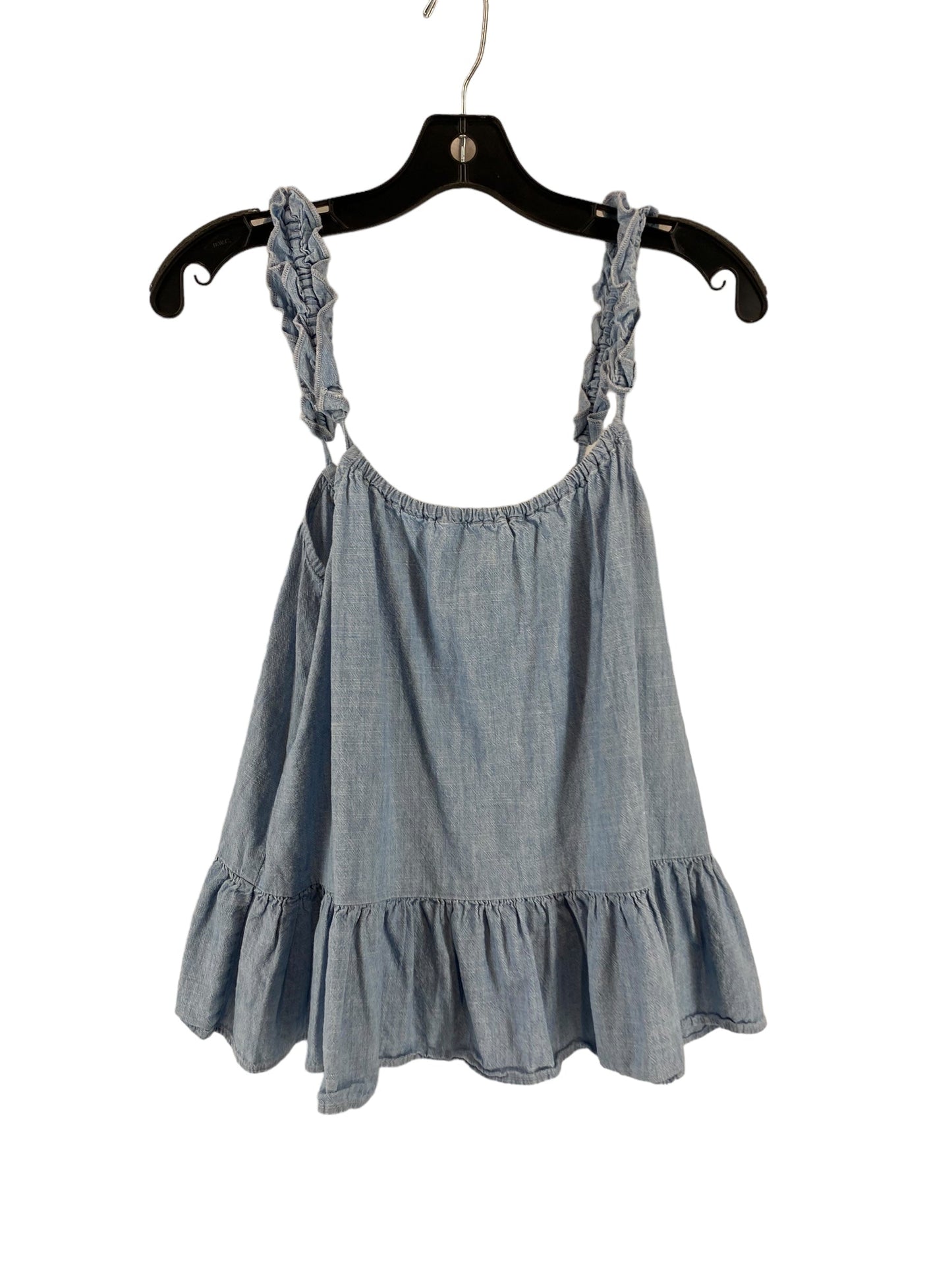 Top Sleeveless By Madewell In Blue, Size: 4