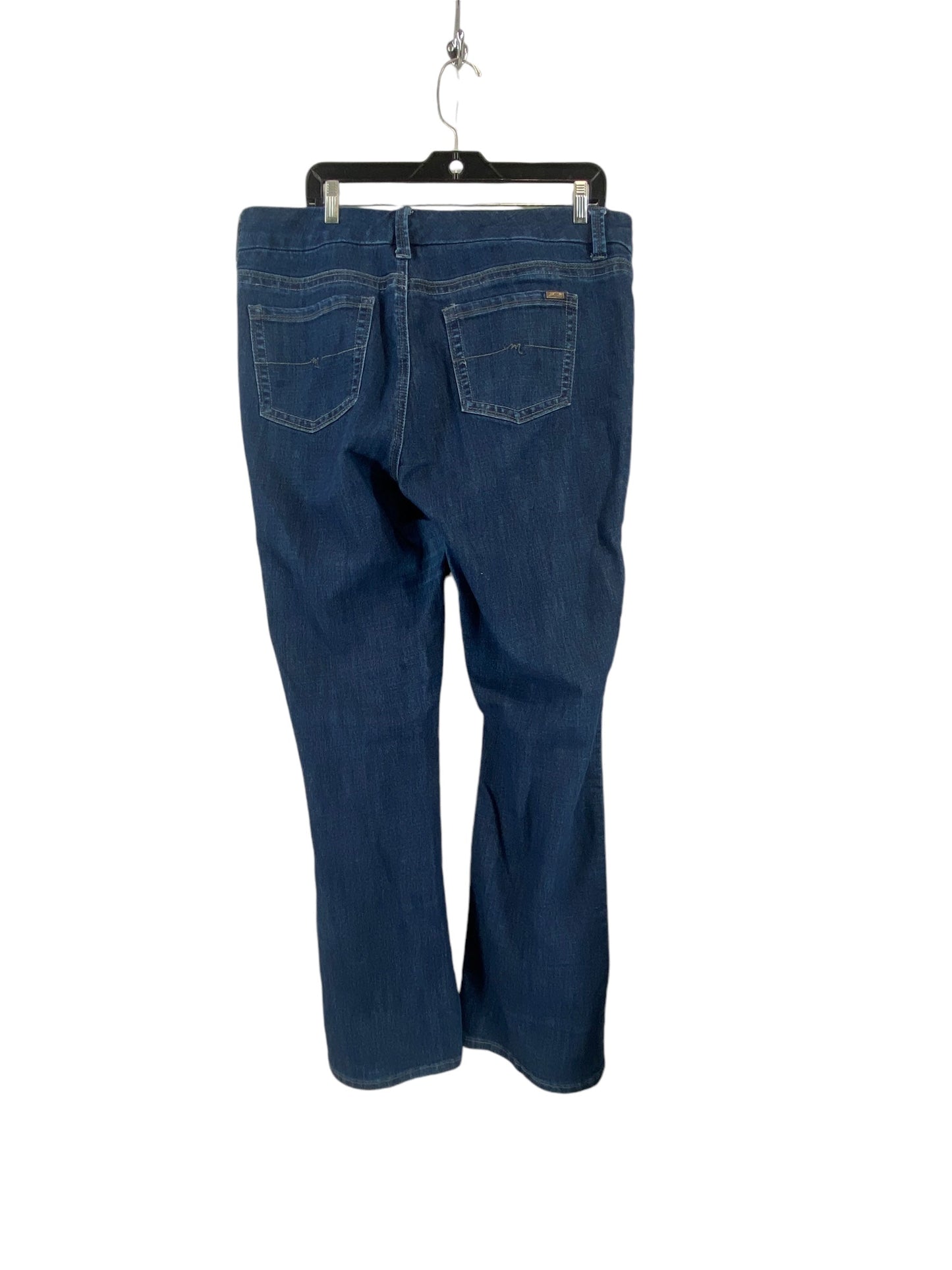 Jeans Boot Cut By Seven 7 In Blue, Size: 16