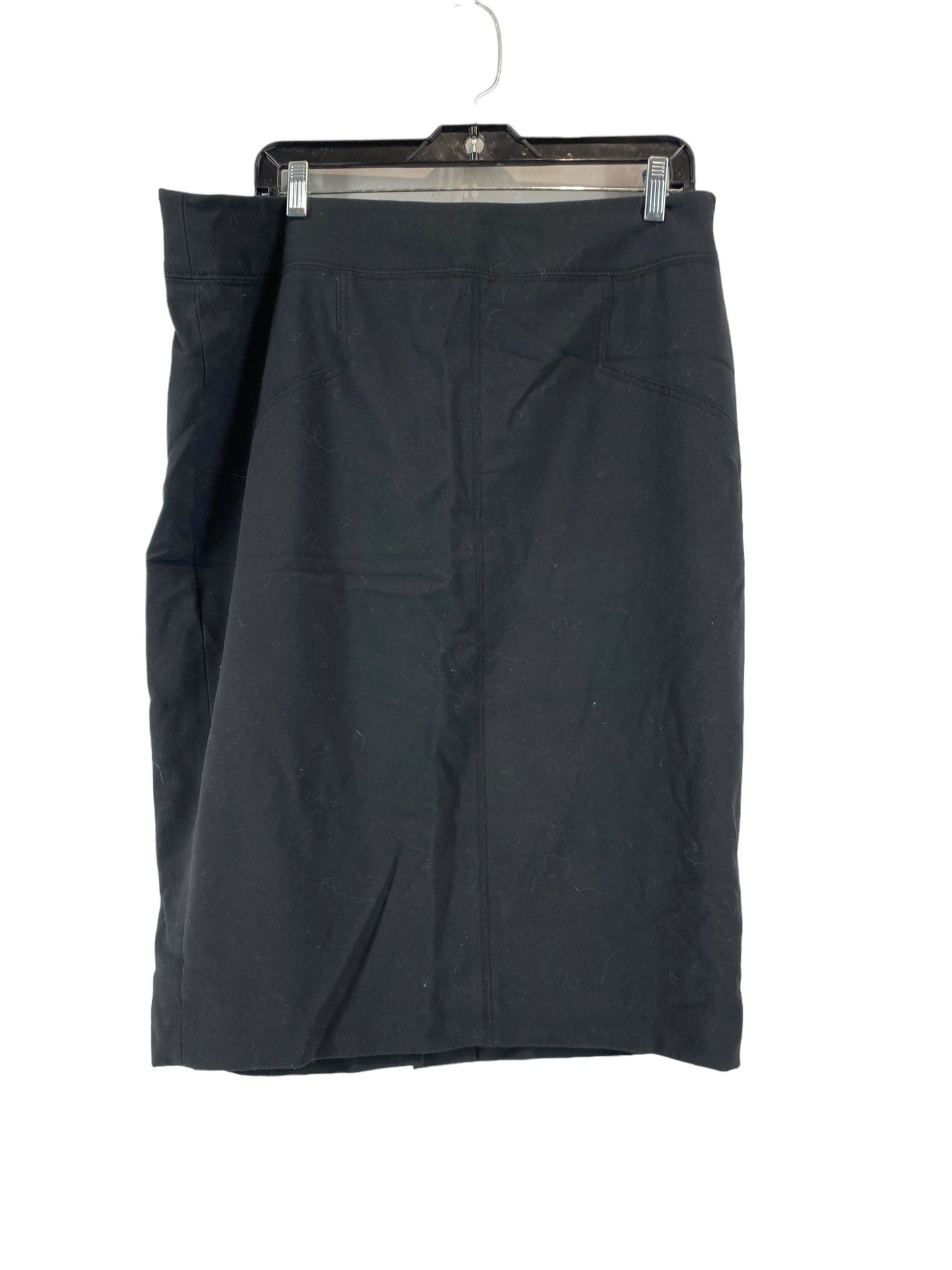 Black Skirt Midi Clothes Mentor, Size 16