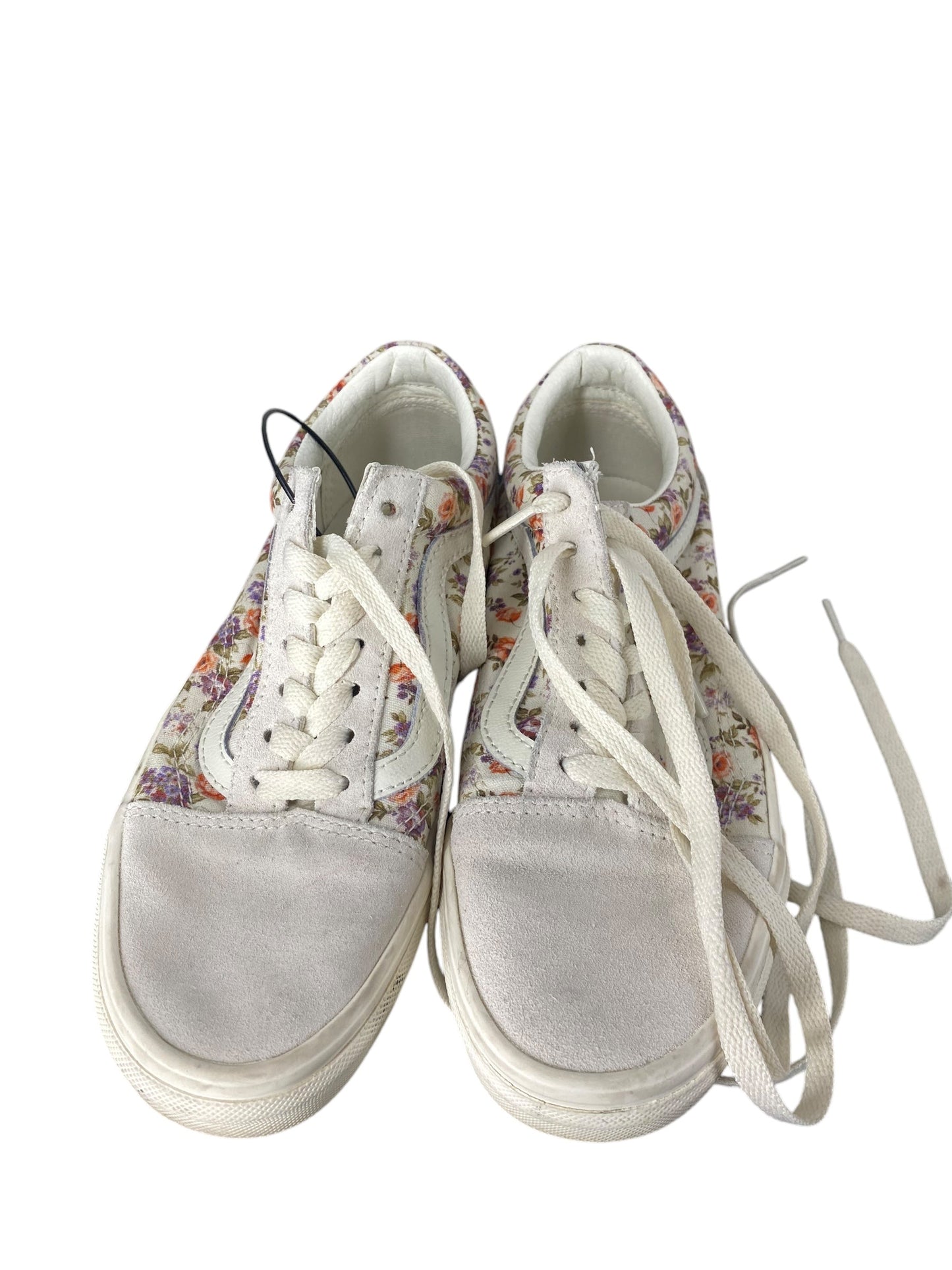 Shoes Sneakers By Vans In Floral Print, Size: 5.5