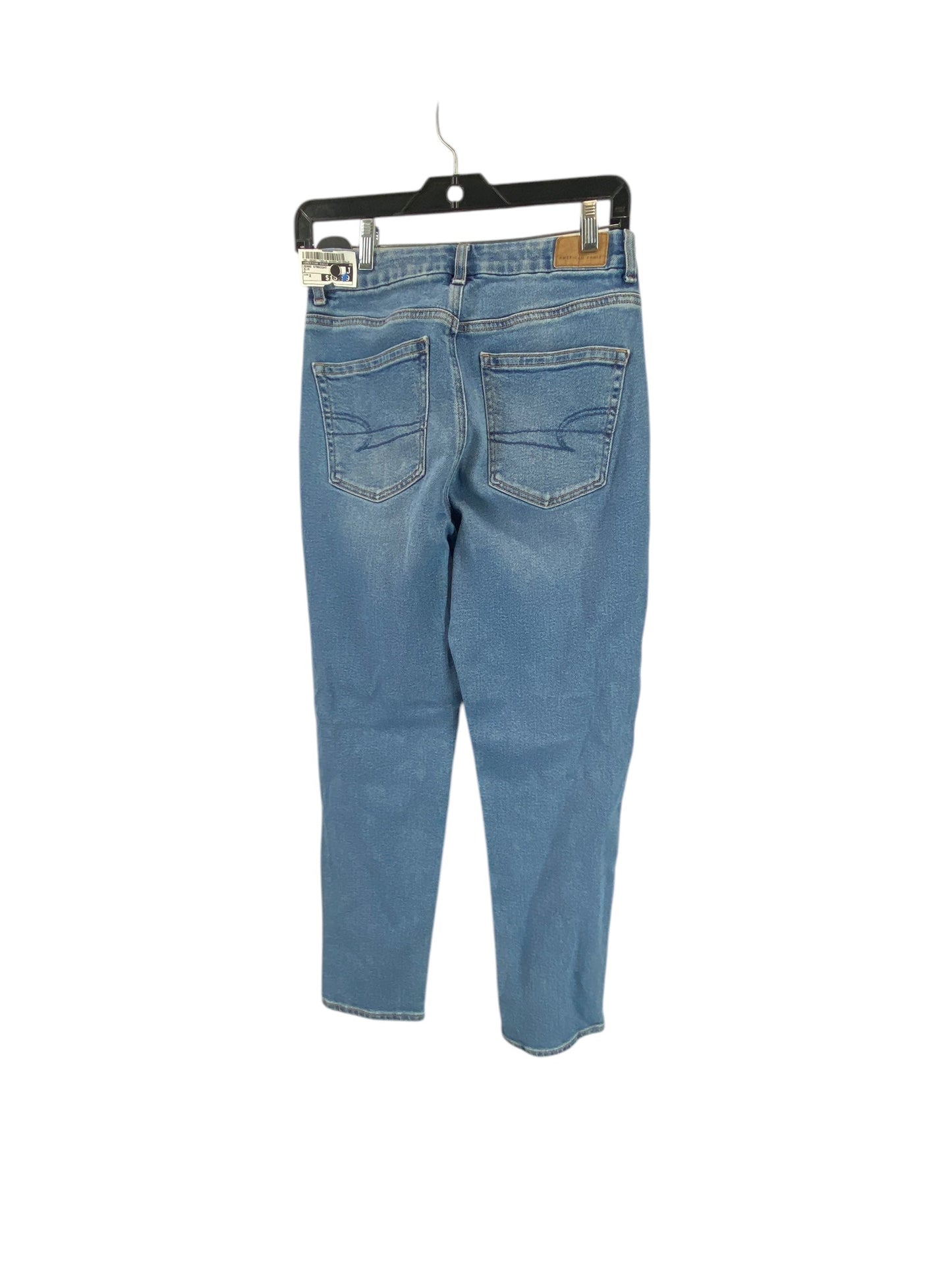 Jeans Straight By American Eagle In Blue, Size: 2