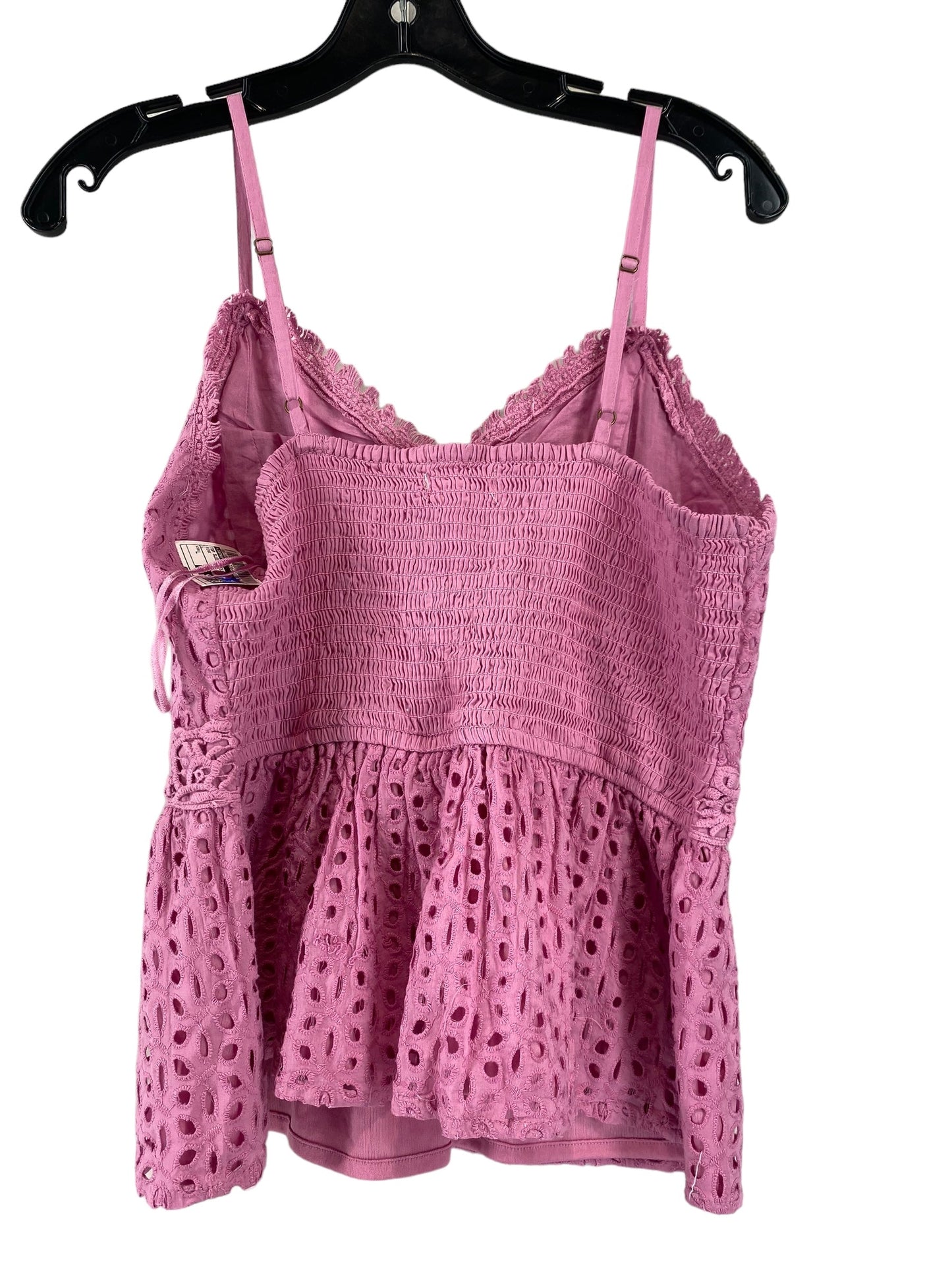 Pink Top Sleeveless Japna, Size L