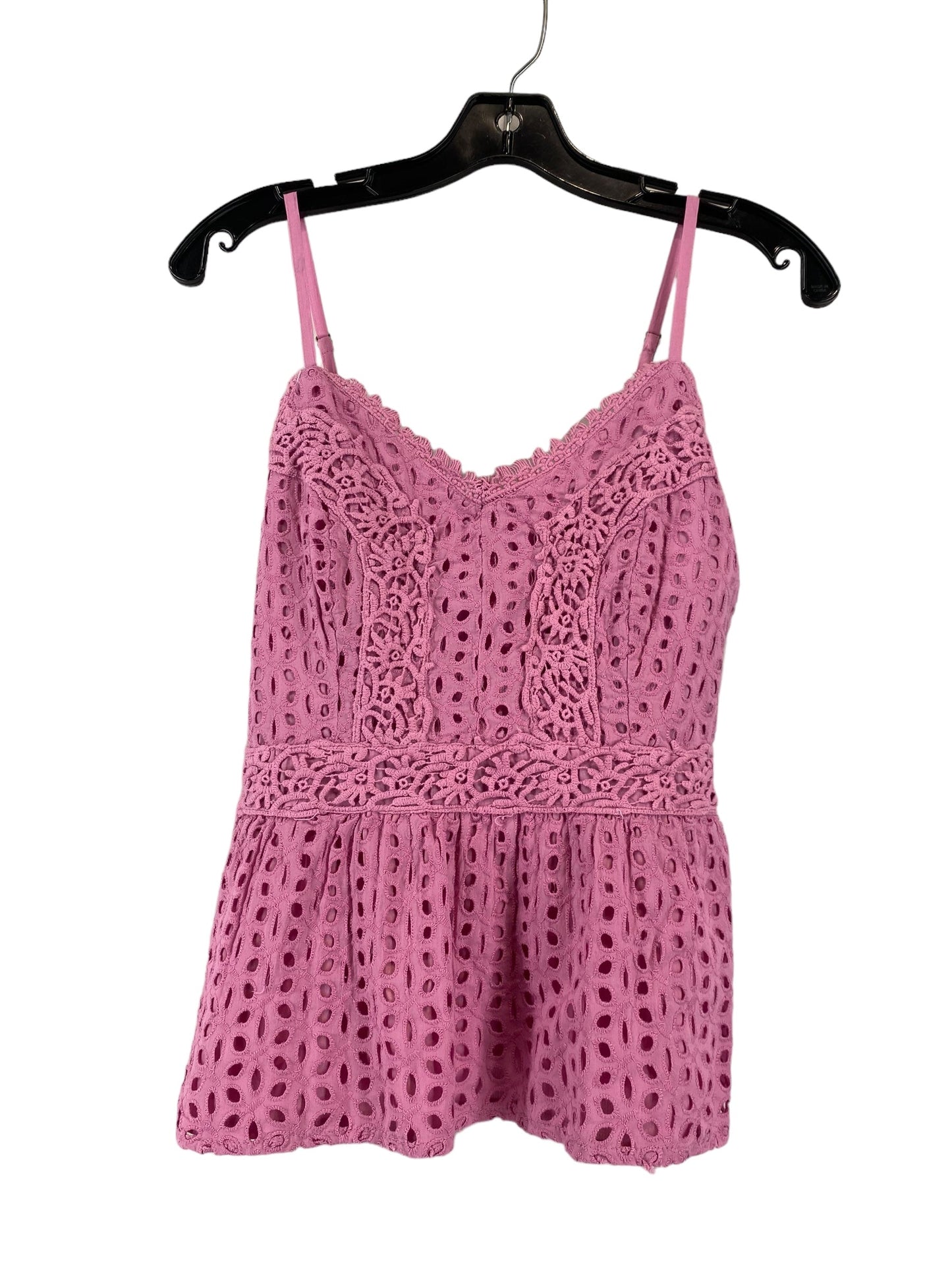 Pink Top Sleeveless Japna, Size L