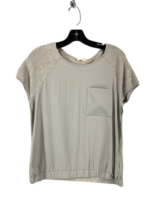 Grey Top Short Sleeve Moth, Size Xs