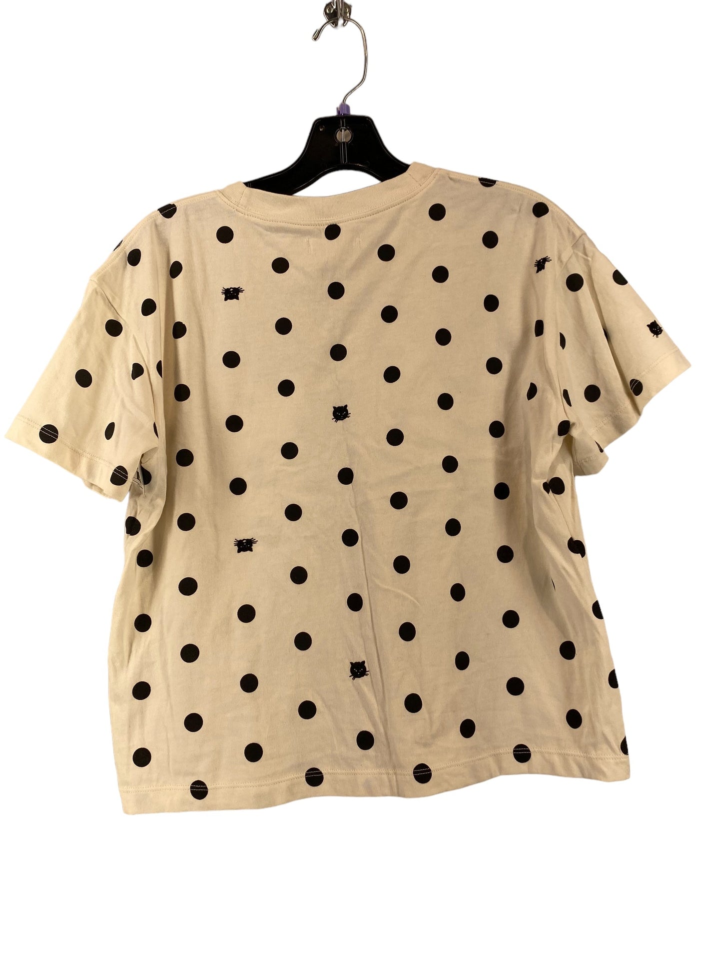 Polkadot Pattern Top Short Sleeve Madewell, Size S