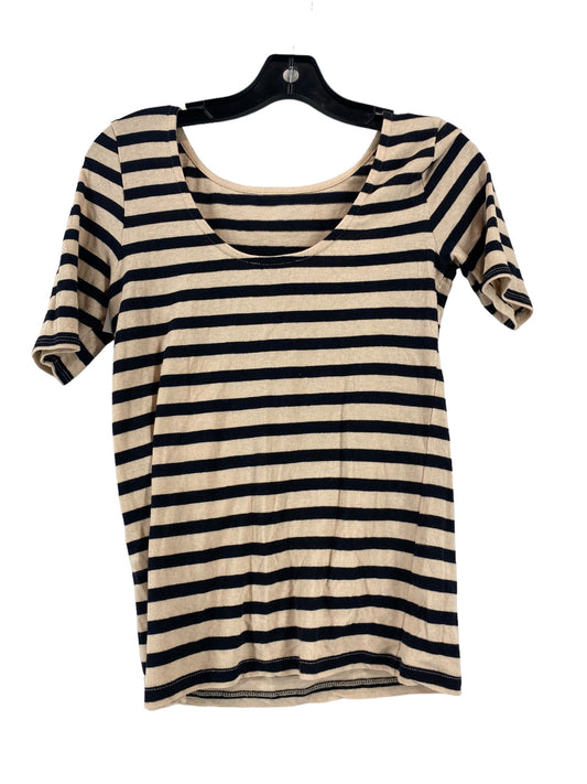 Striped Pattern Top Short Sleeve Madewell, Size S