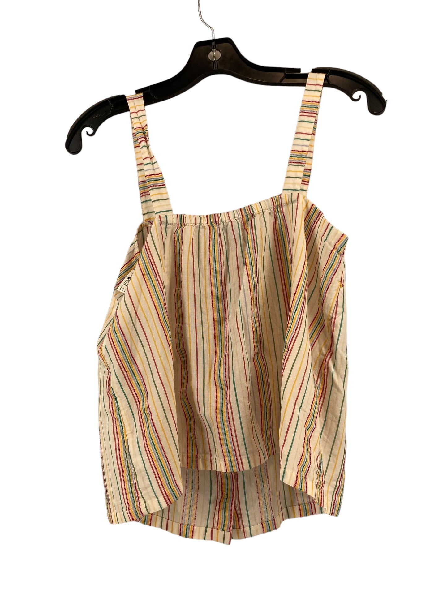 Striped Pattern Top Sleeveless Madewell, Size S