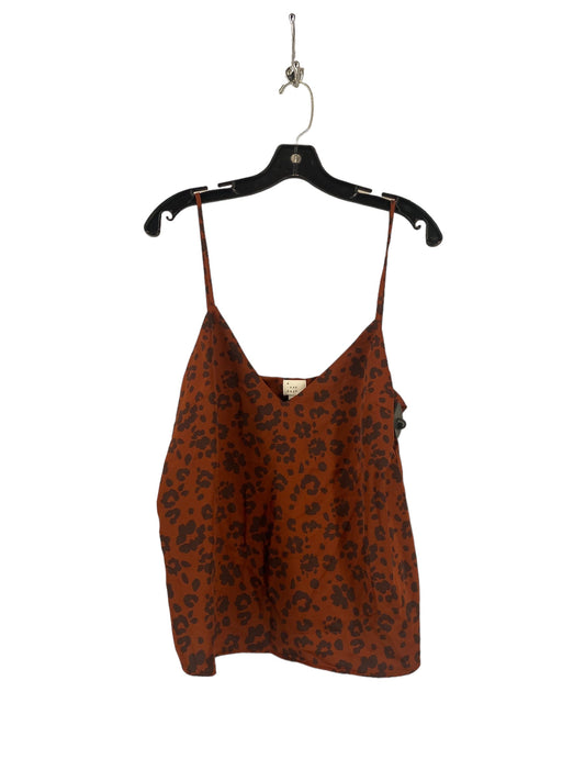 Brown Top Sleeveless A New Day, Size M