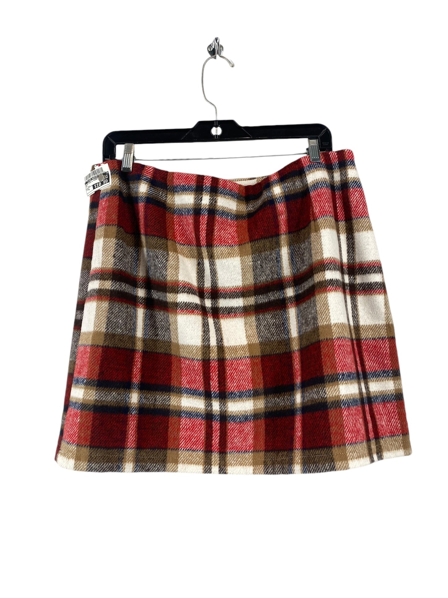 Skirt Mini & Short By Clothes Mentor In Red, Size: Xl