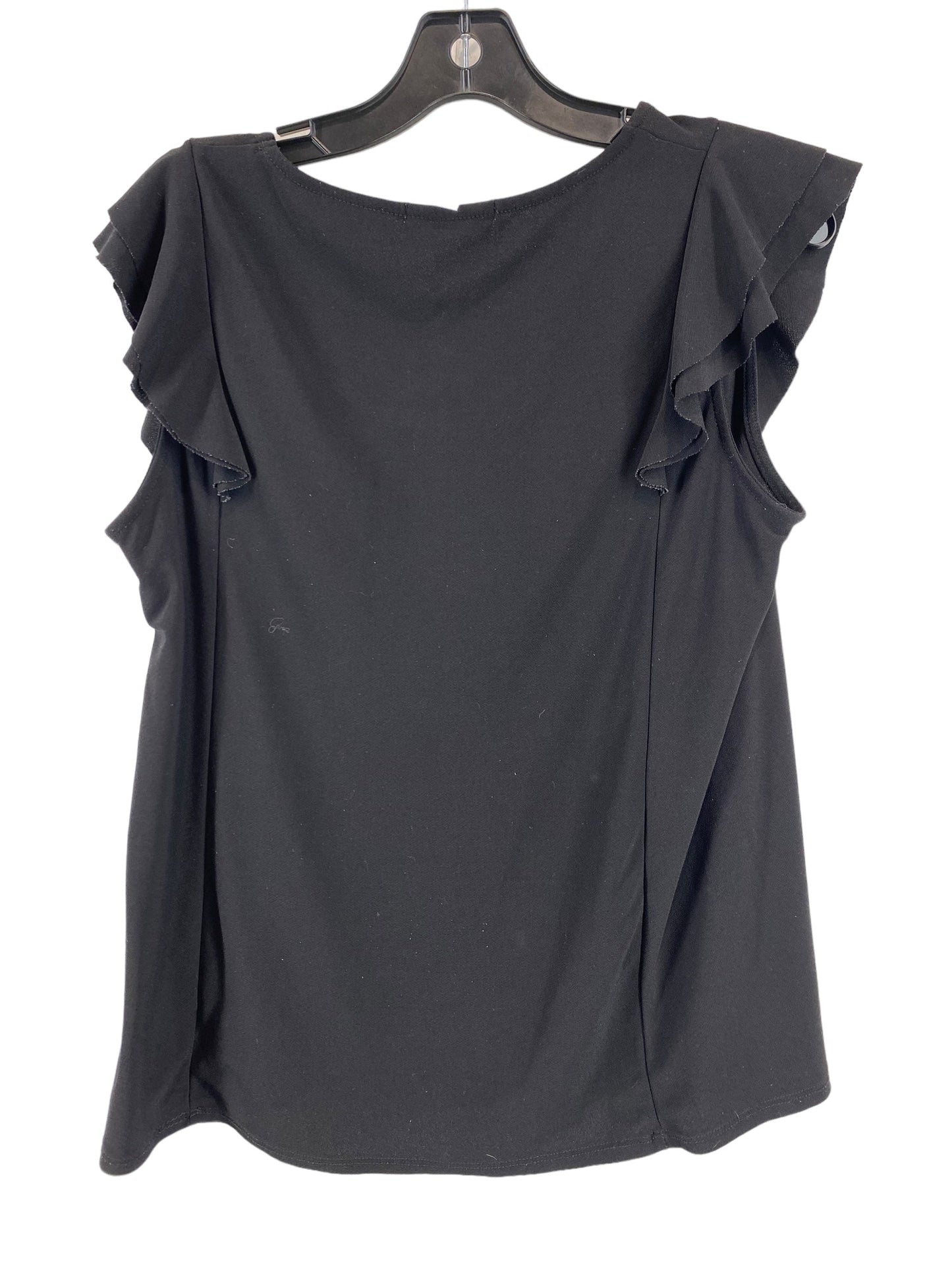 Black Blouse Short Sleeve 89th And Madison, Size M