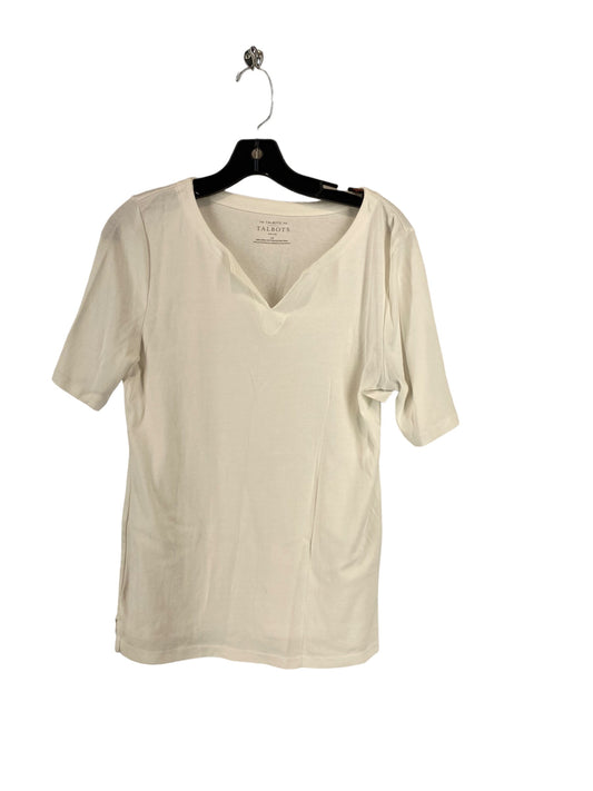 White Top Short Sleeve Talbots, Size L