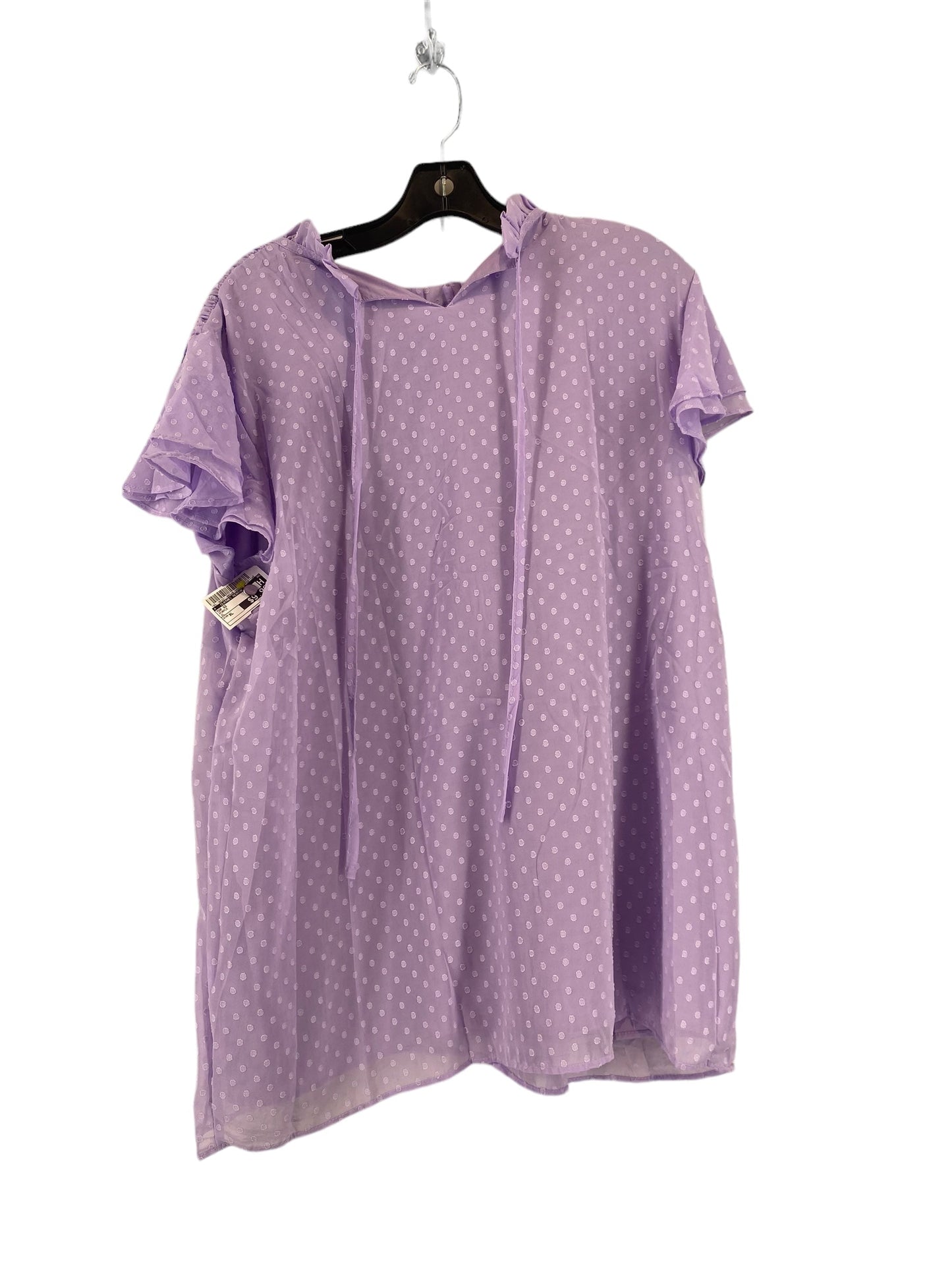 Top Short Sleeve By Clothes Mentor In Purple, Size: Xl