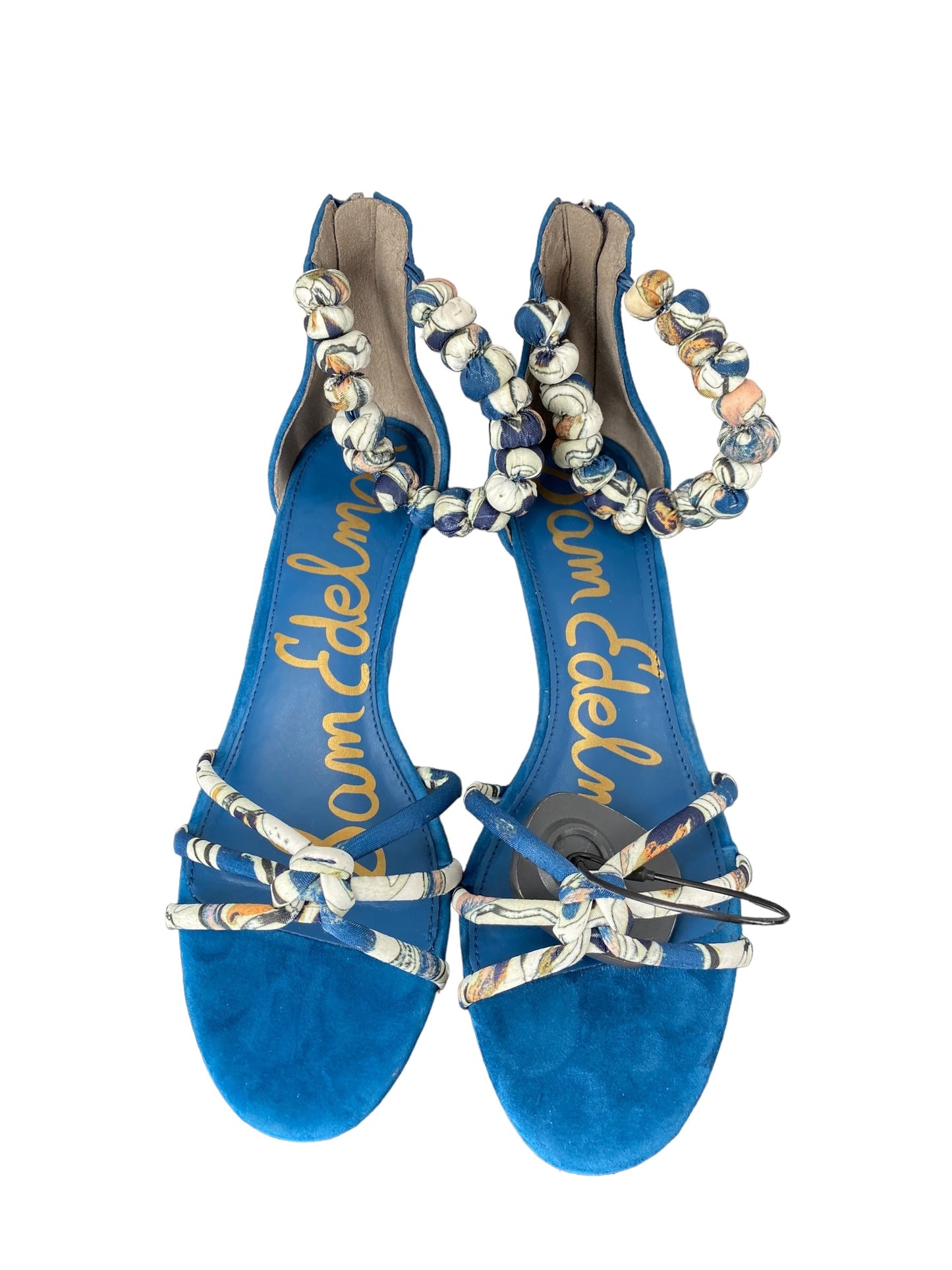 Sandals Heels Kitten By Sam Edelman In Navy, Size: 6.5