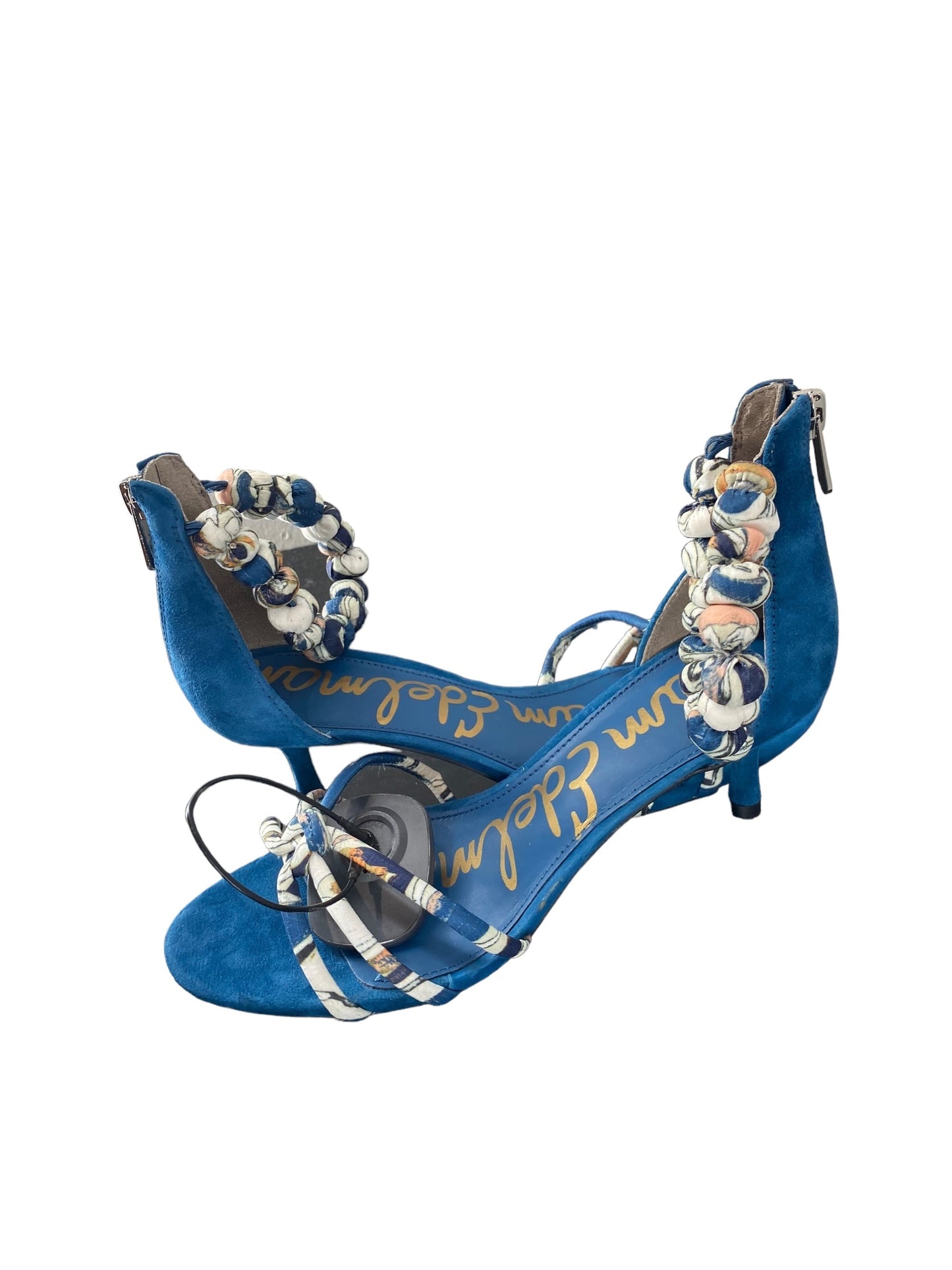 Sandals Heels Kitten By Sam Edelman In Navy, Size: 6.5