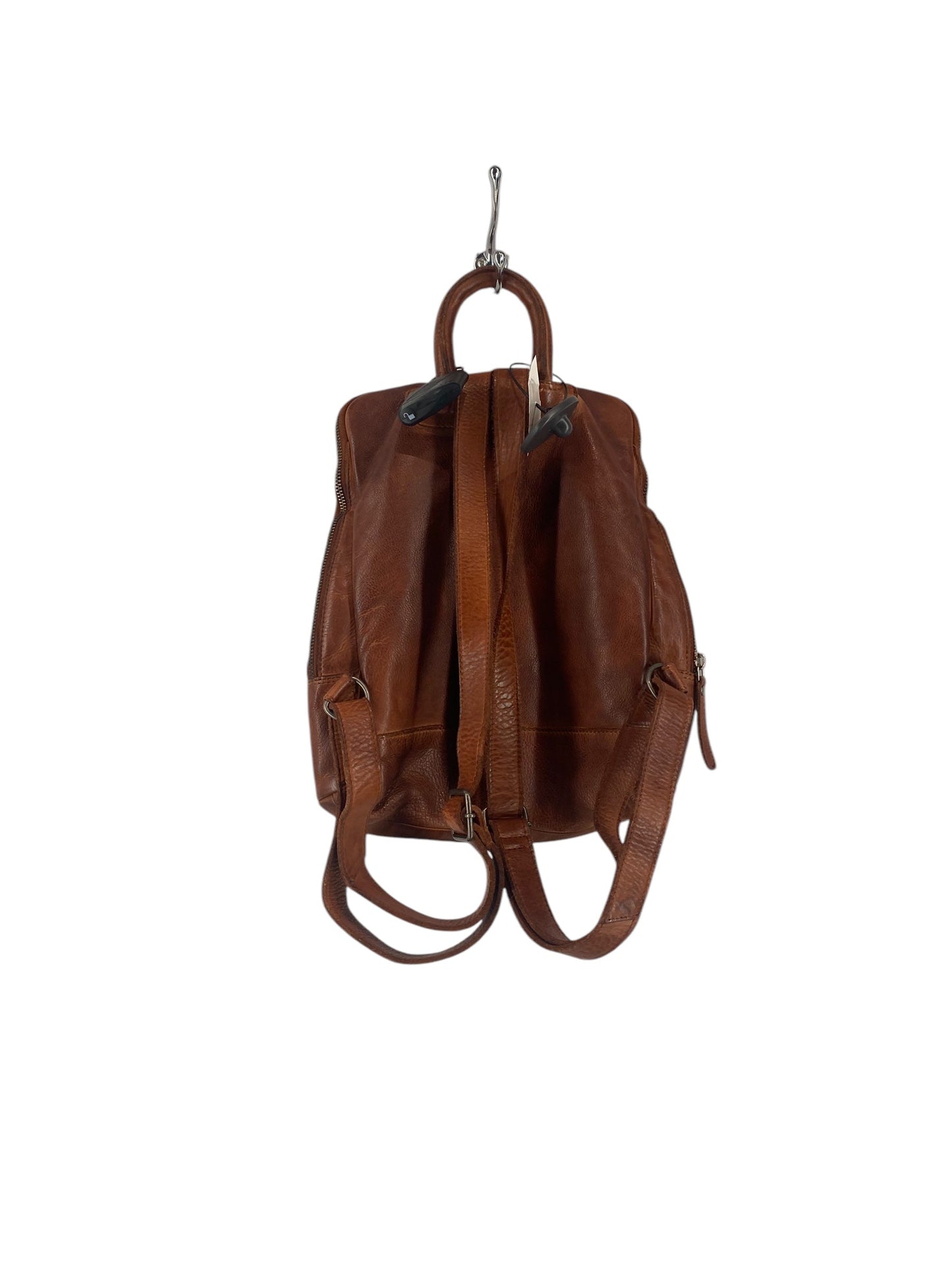 Backpack Leather By Clothes Mentor, Size: Medium