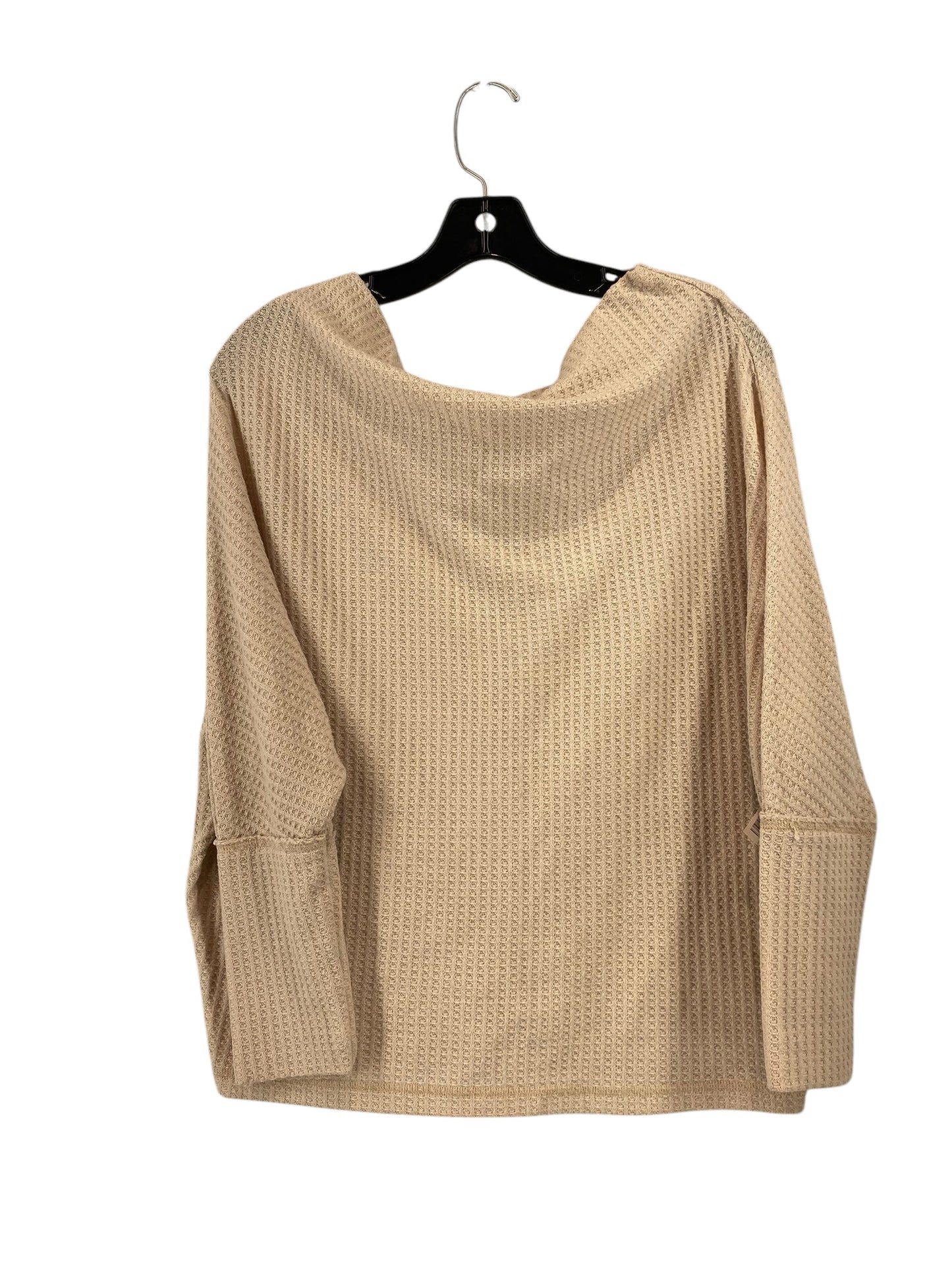 Sweatshirt Crewneck By Umgee In Beige, Size: M