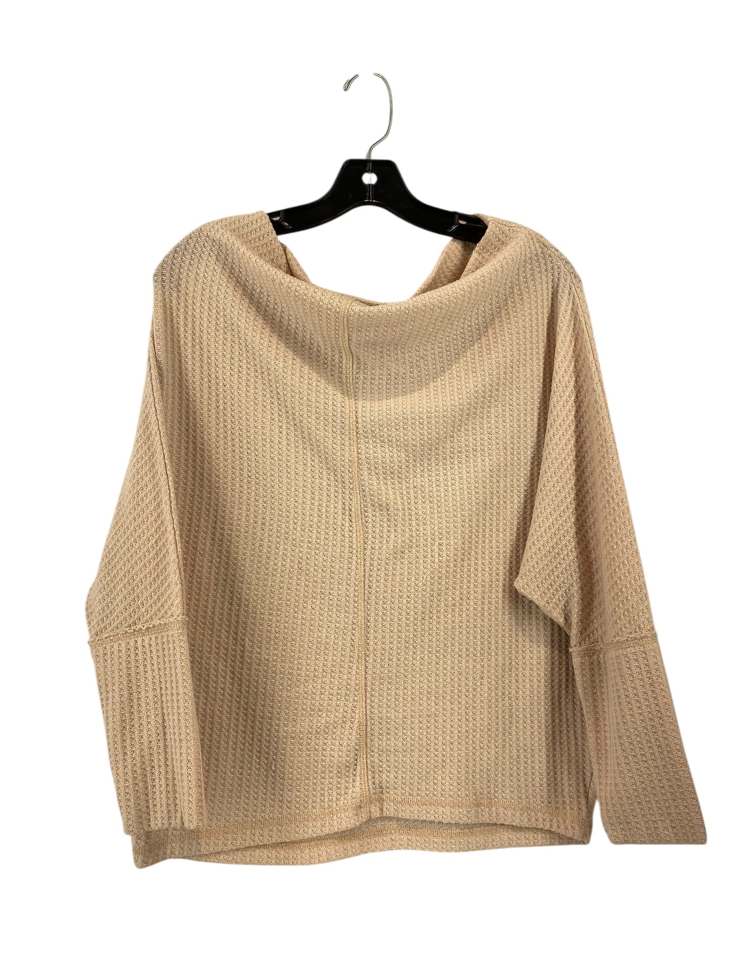 Sweatshirt Crewneck By Umgee In Beige, Size: M