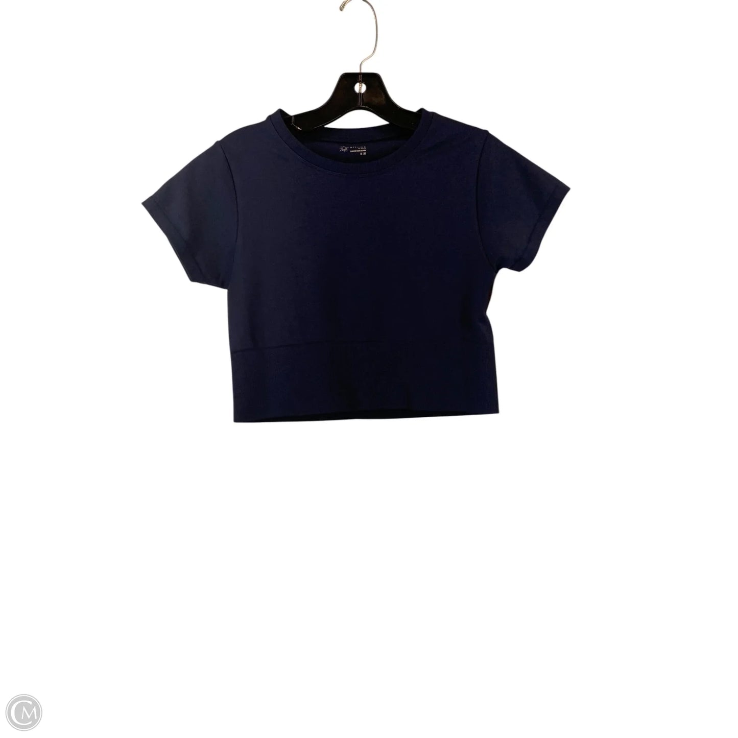 Athletic Top Short Sleeve By Aerie In Navy, Size: M