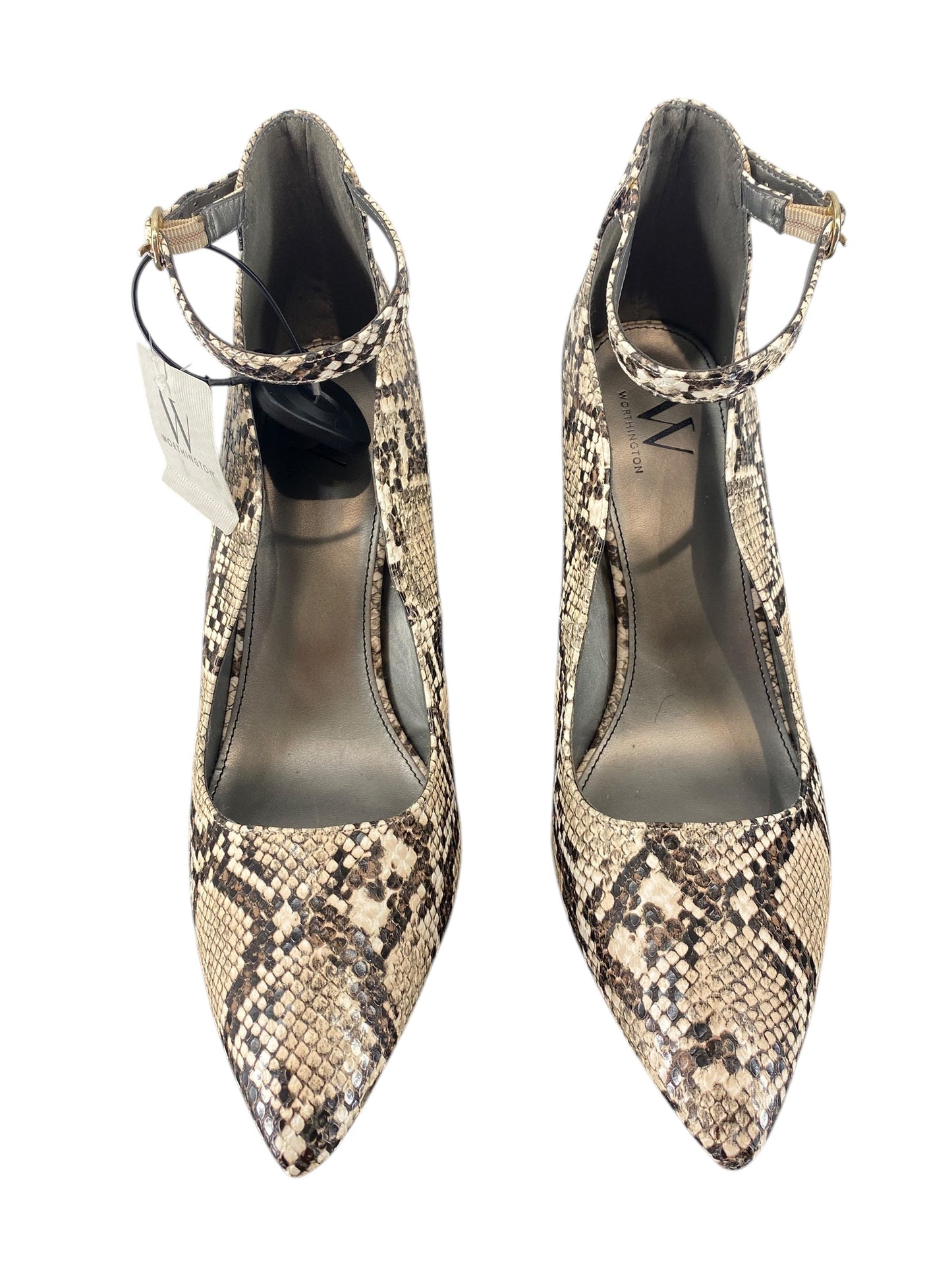 Shoes Heels Block By Windsor In Snakeskin Print, Size: 10