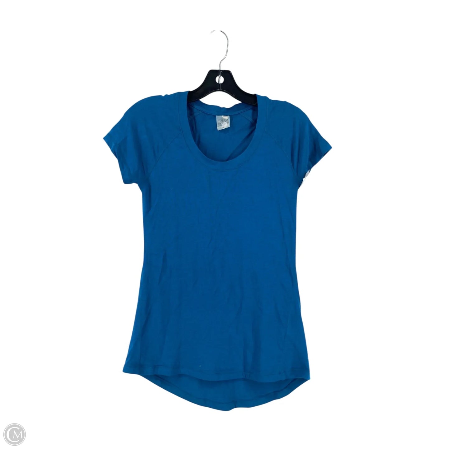 Athletic Top Short Sleeve By Cmc In Teal, Size: S