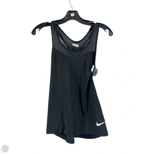 Athletic Tank Top By Nike In Black, Size: S