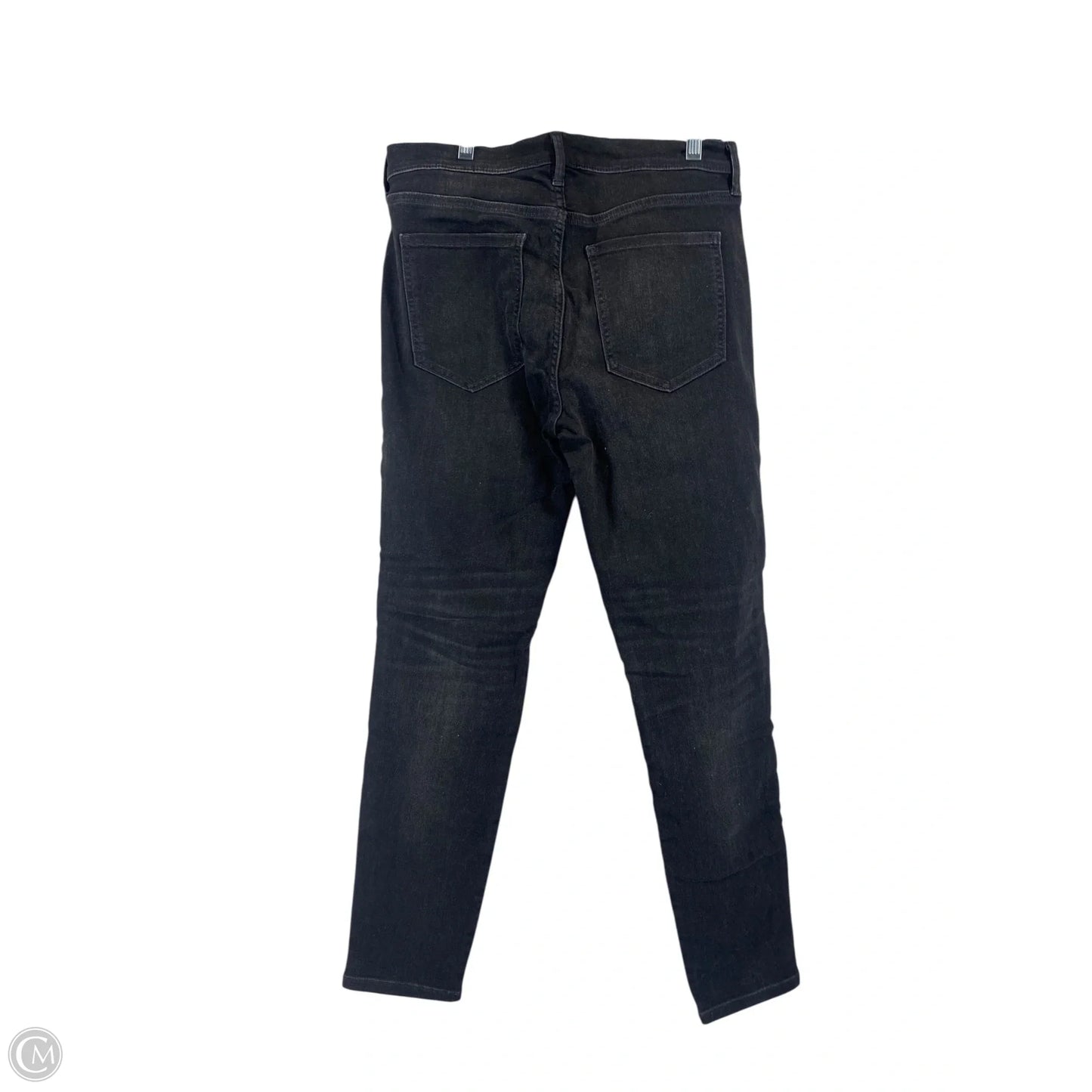 Jeans Skinny By Banana Republic In Black Denim, Size: 8