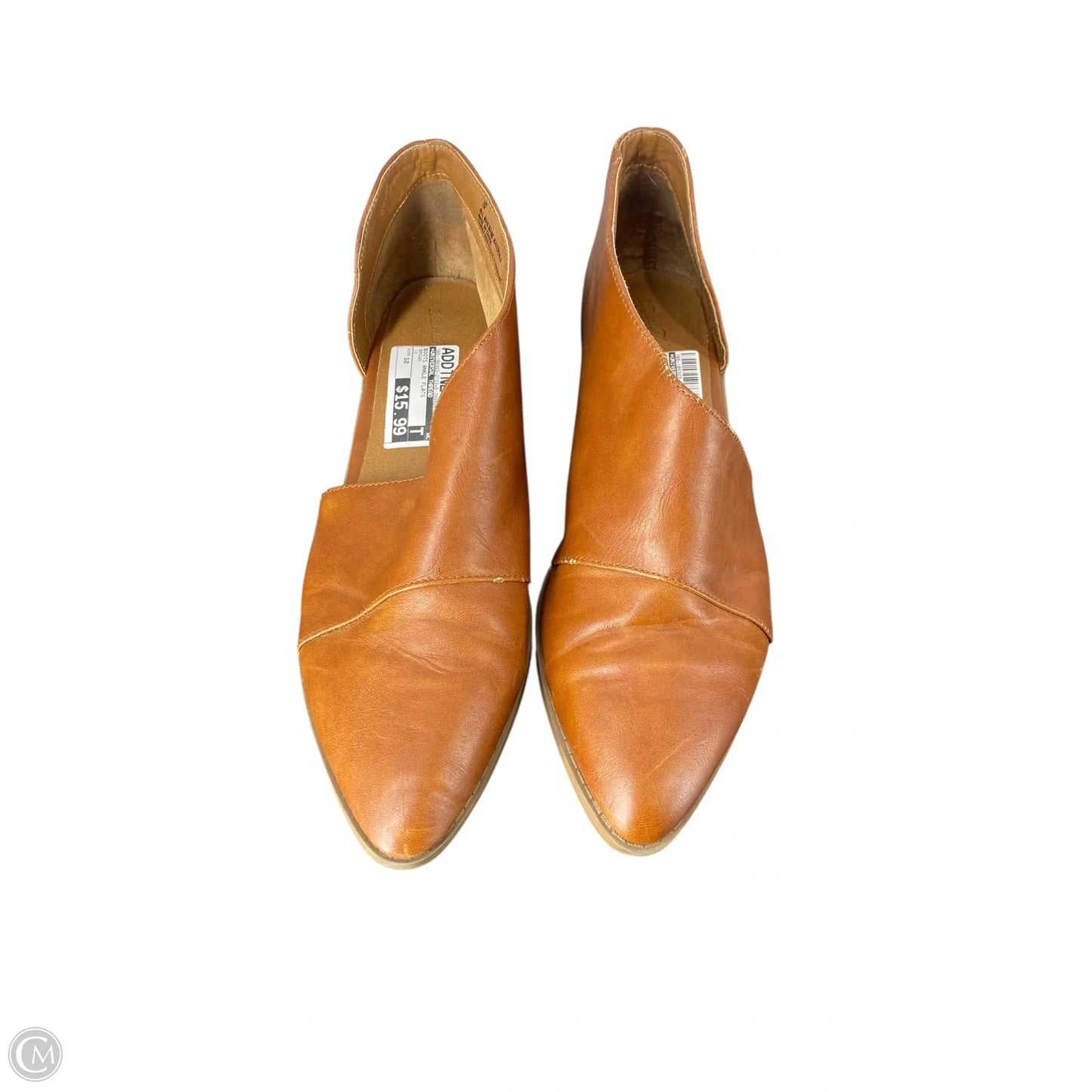 Boots Ankle Flats By Universal Thread In Brown, Size: 10