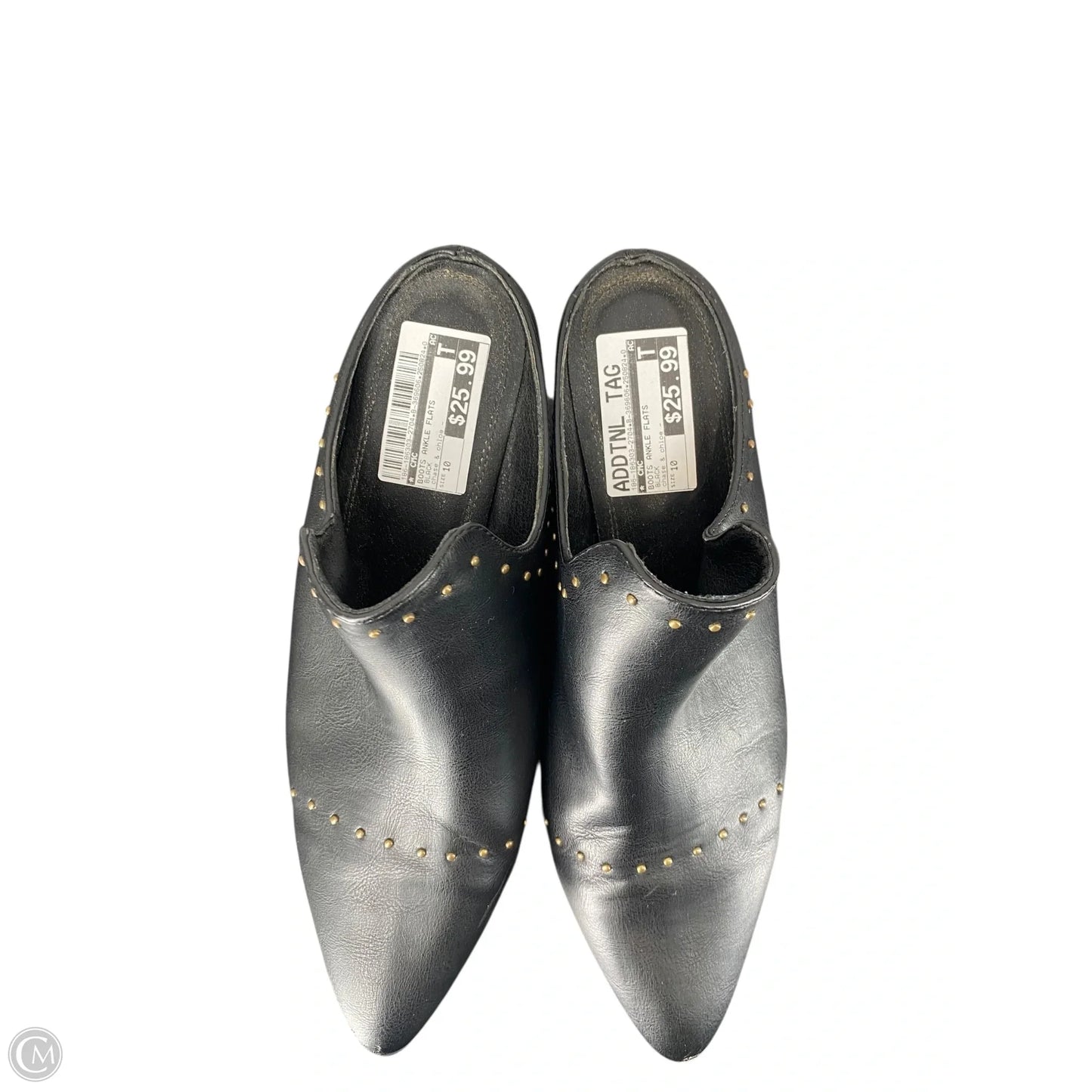 Boots Ankle Flats By Cmc In Black, Size: 10