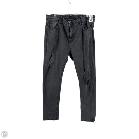 Jeans Skinny By Cotton On In Black Denim, Size: Xxl