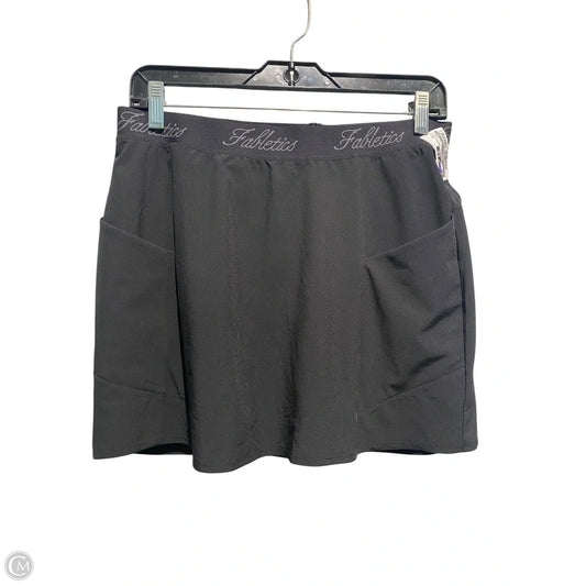Athletic Skirt By Fabletics In Black, Size: S