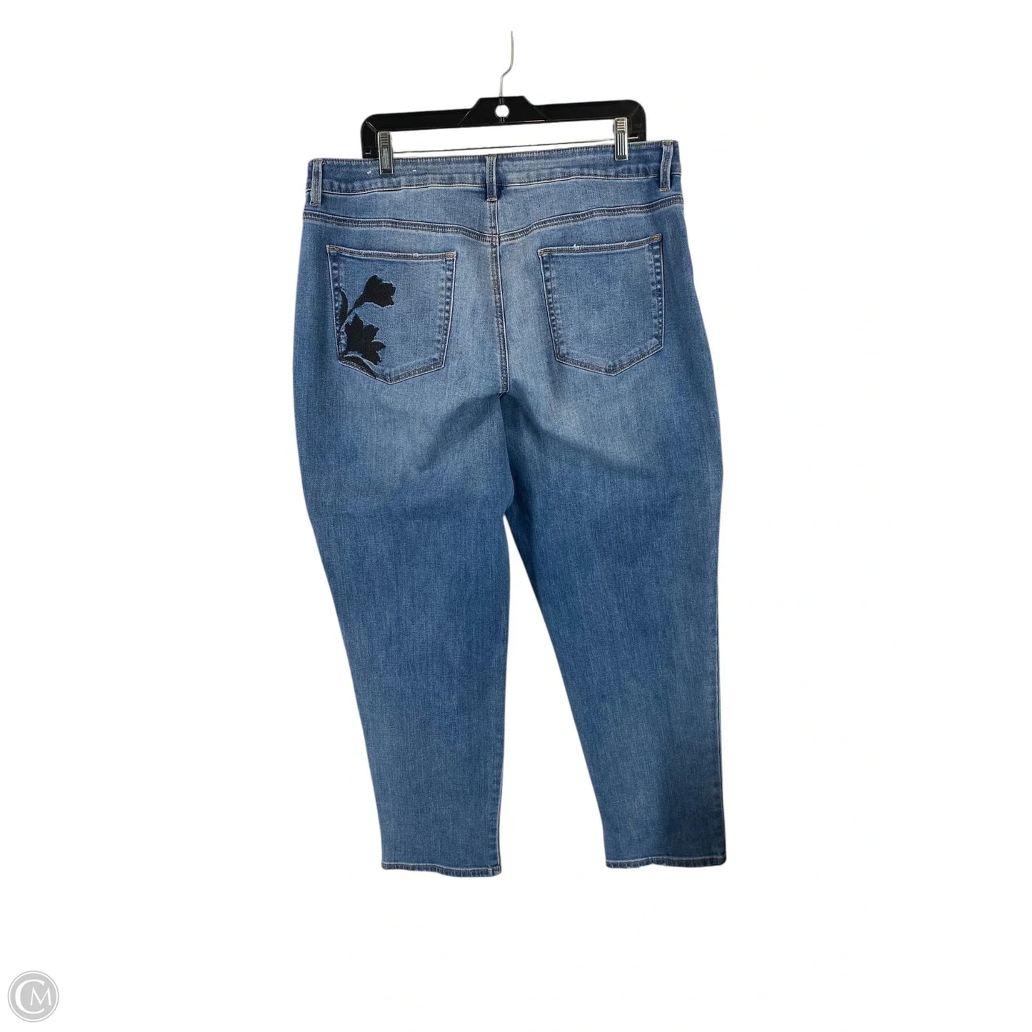 Jeans Boyfriend By Chicos In Blue Denim, Size: 14