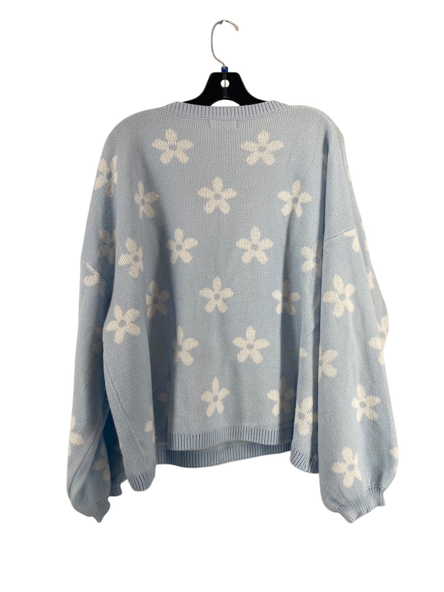 Sweater By Altard State In Blue & White, Size: L