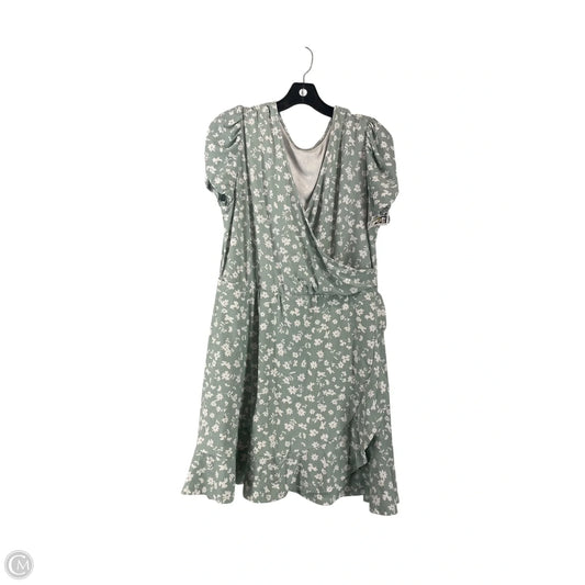 Dress Casual Short By No Boundaries In Green, Size: Xxl
