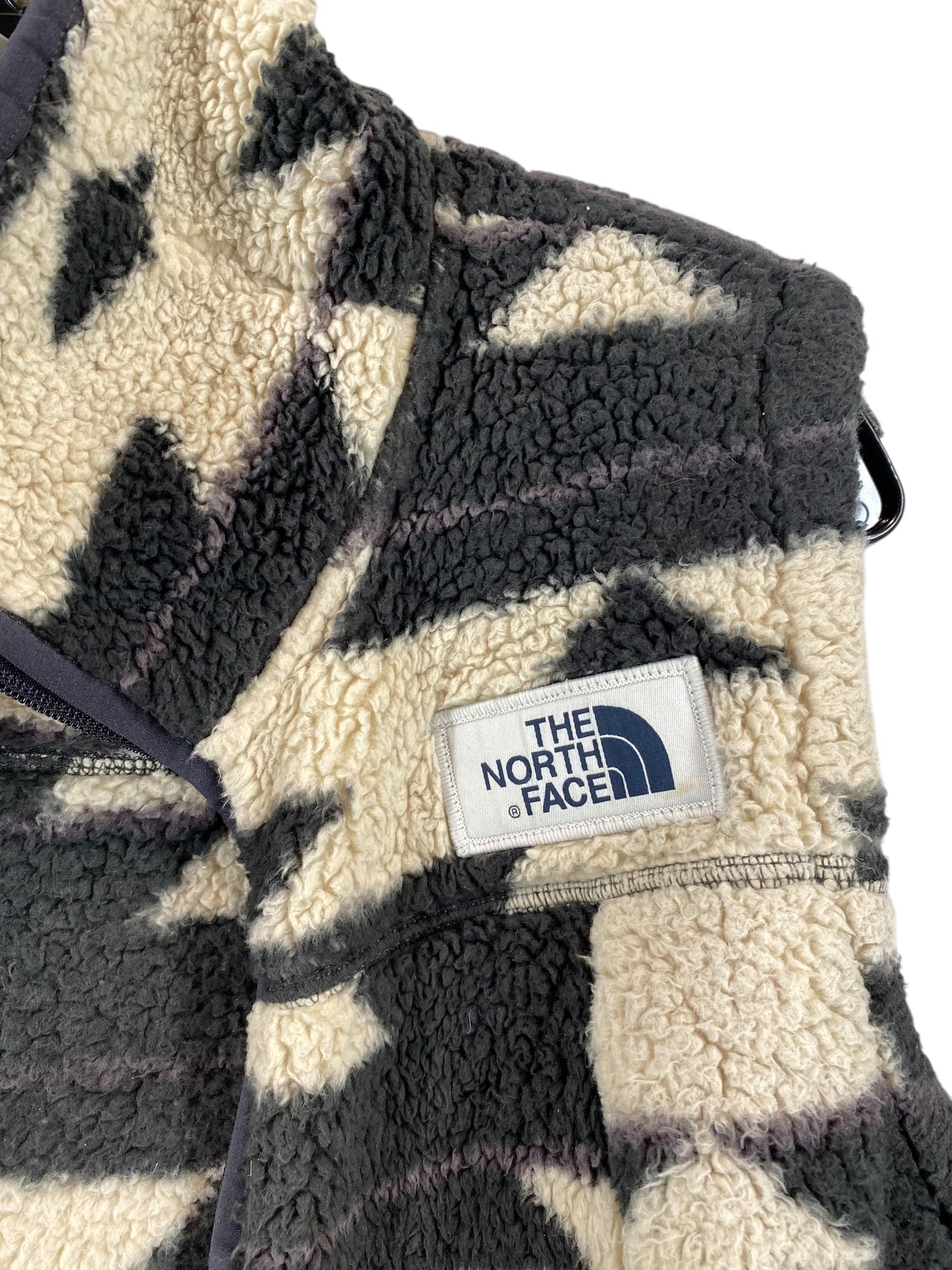 Vest Fleece By The North Face In Black & Cream