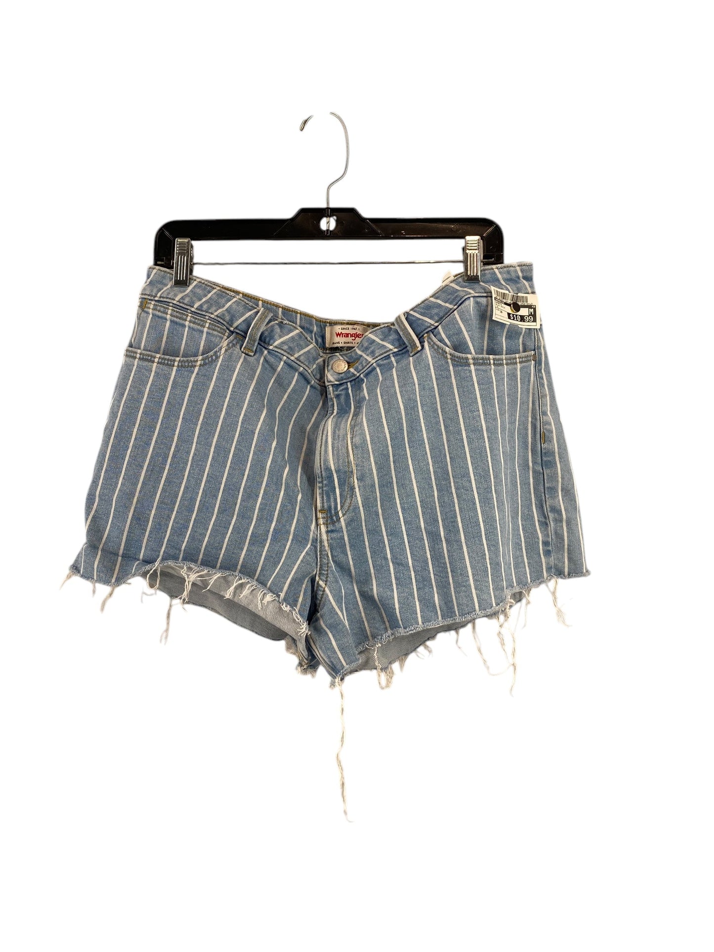 Shorts By Wrangler In Blue Denim, Size: 16