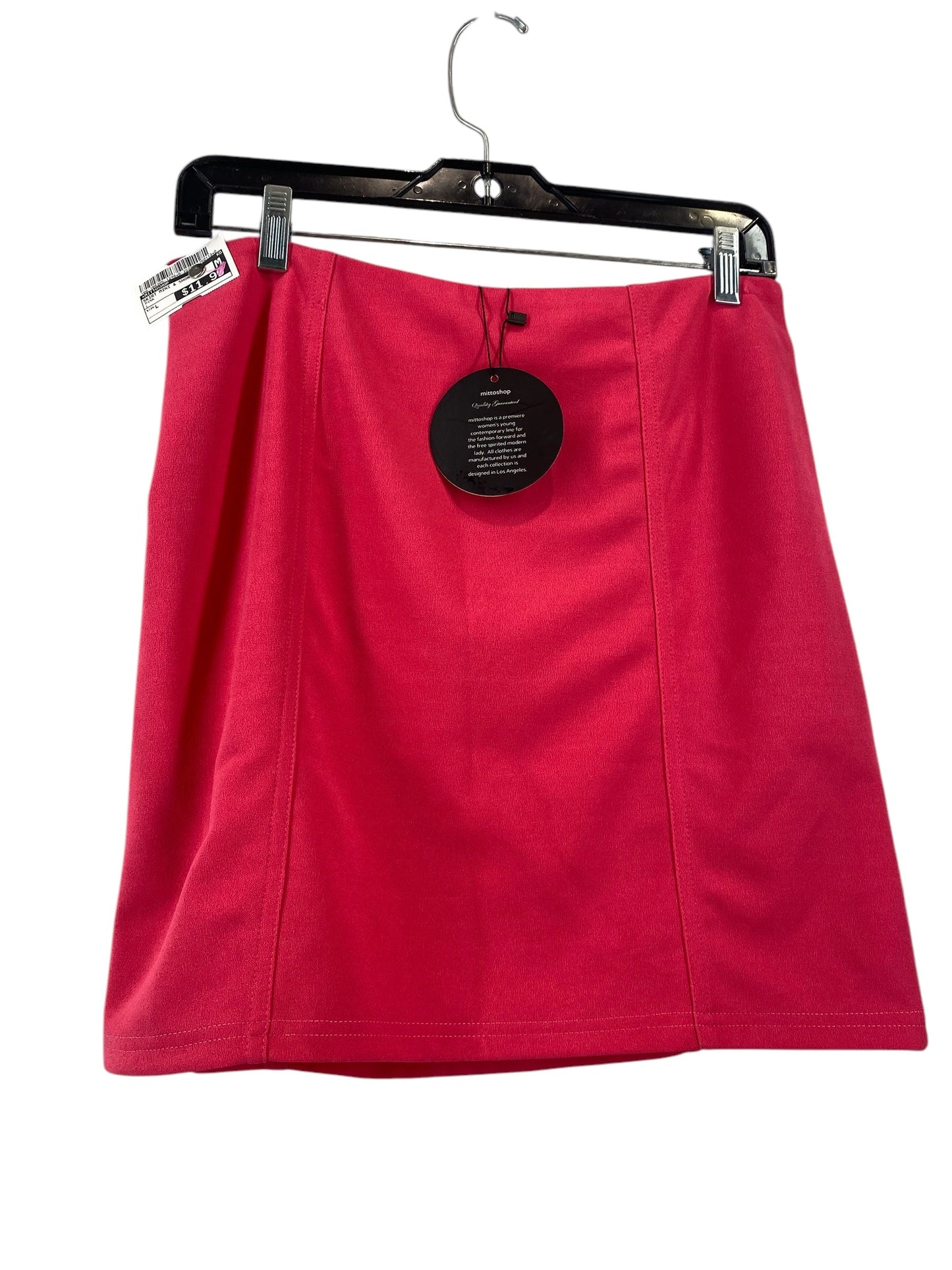 Skirt Mini & Short By Mittoshop In Pink, Size: L