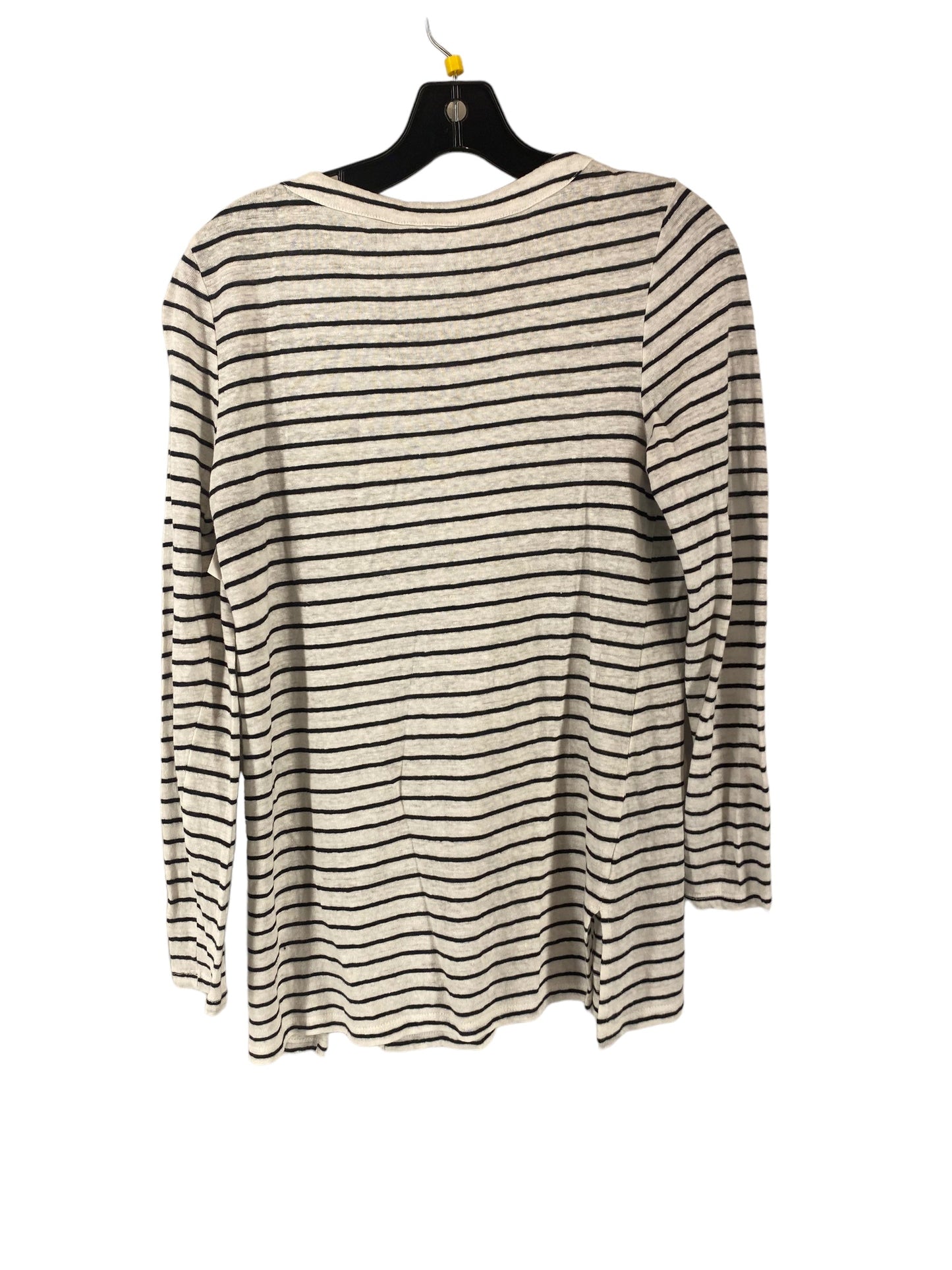 Striped Pattern Top Long Sleeve Chicos, Size 0