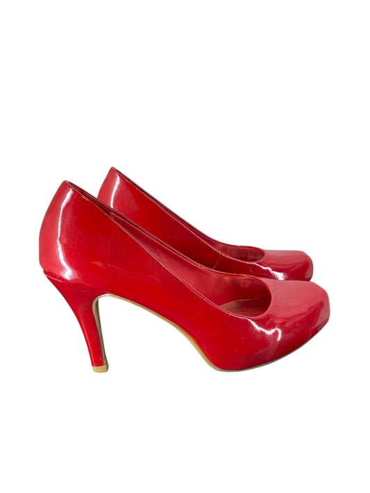 Shoes Heels Kitten By Olsenboye In Red, Size: 6.5