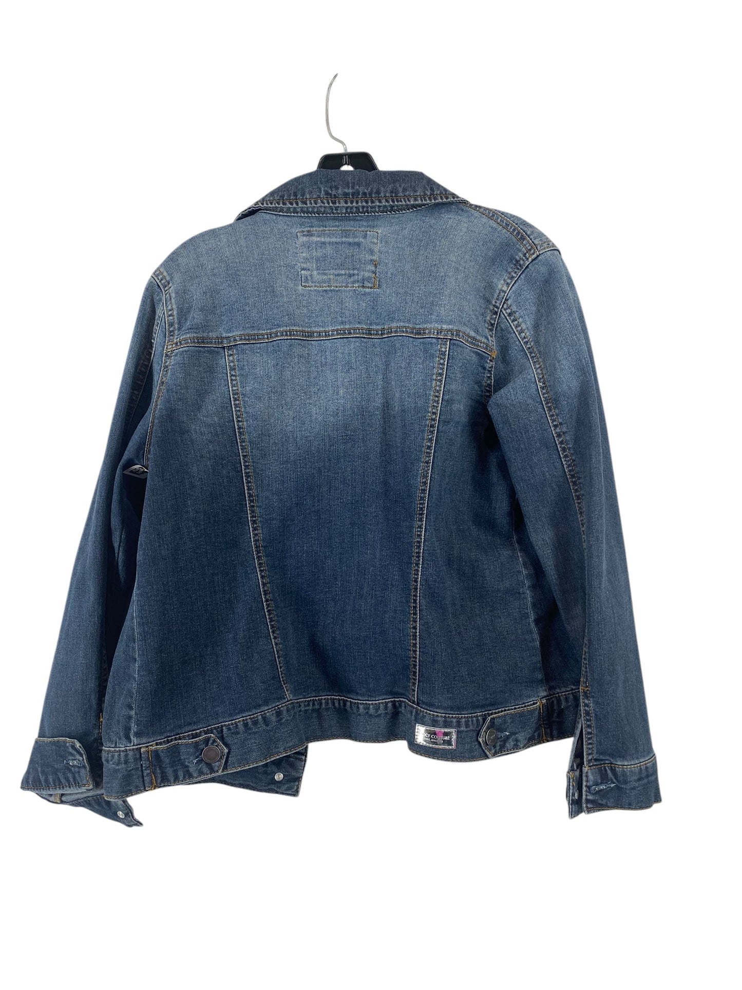 Jacket Denim By Juicy Couture In Blue Denim, Size: M