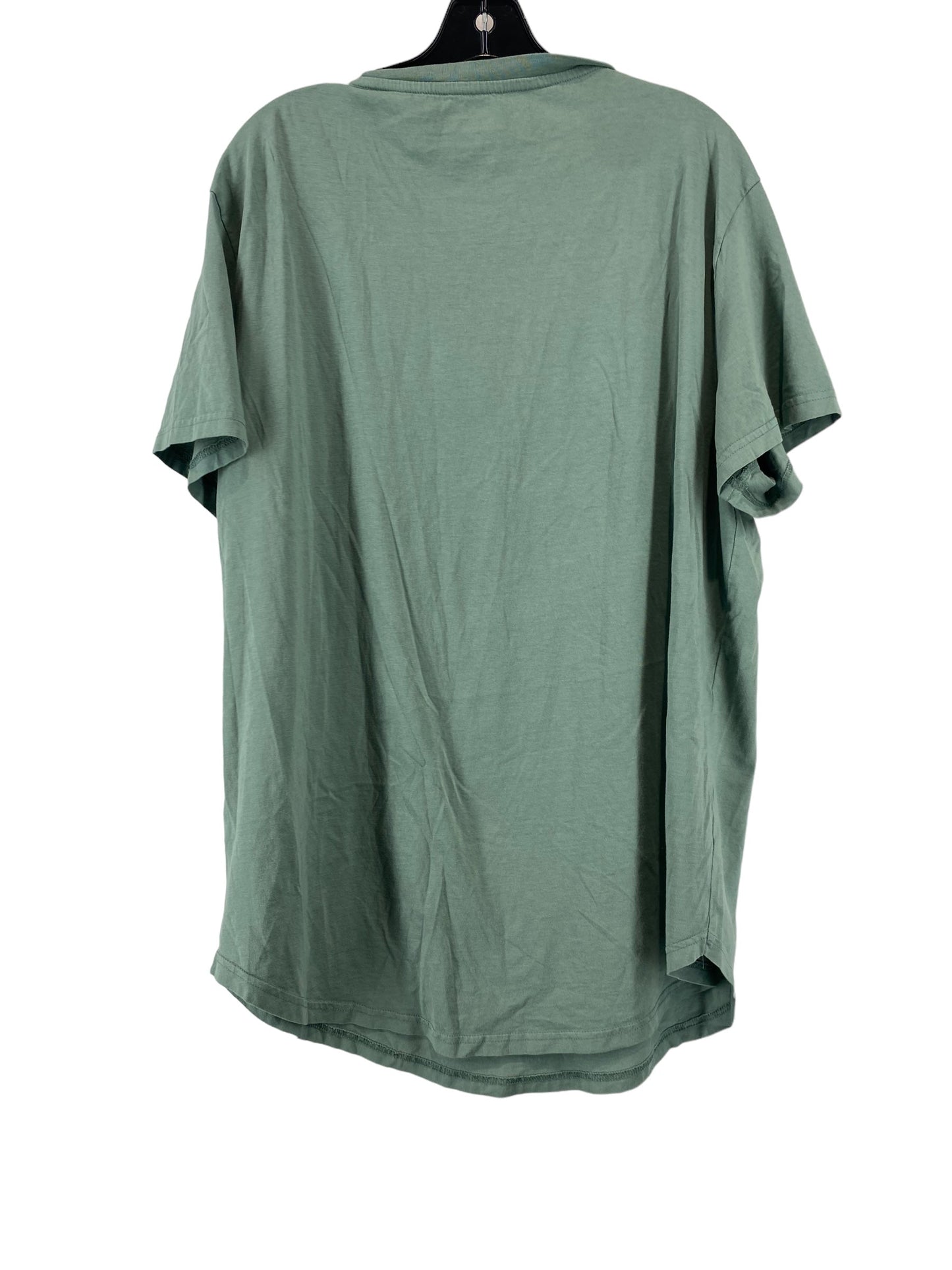 Top Short Sleeve By H&m In Green, Size: Xl