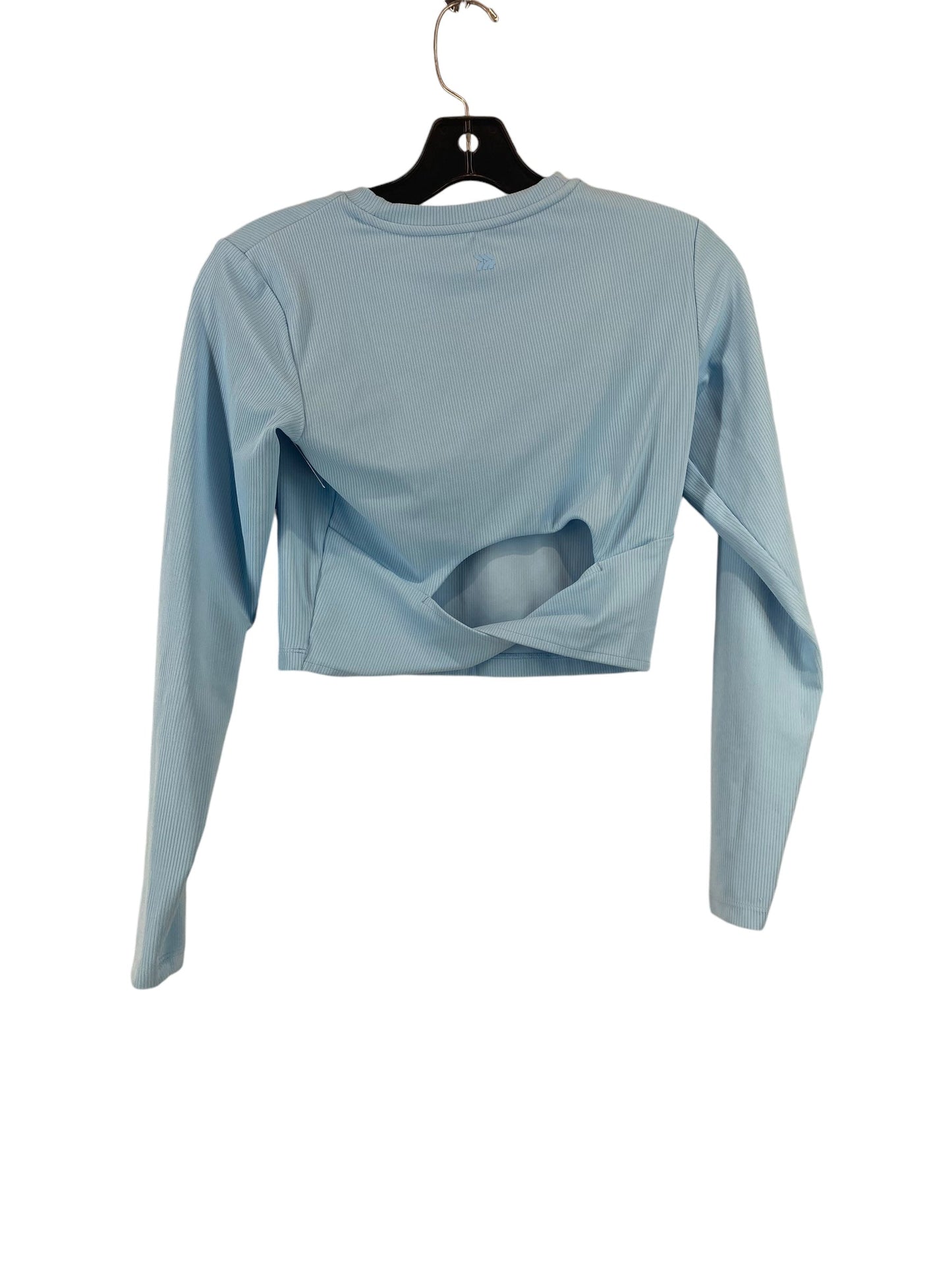 Athletic Top Long Sleeve Collar By All In Motion In Blue, Size: Xs