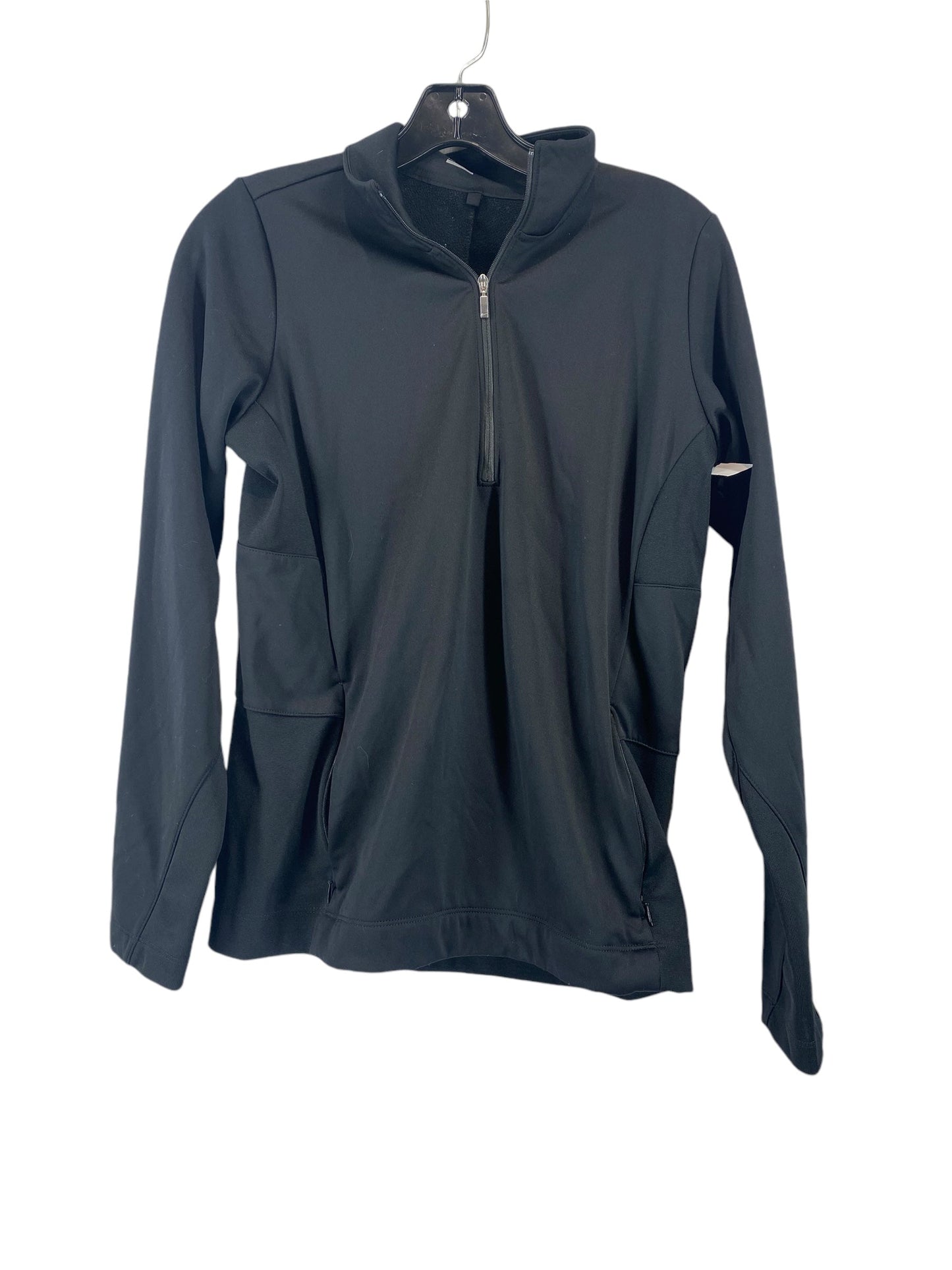 Athletic Sweatshirt Collar By Nike In Black, Size: M