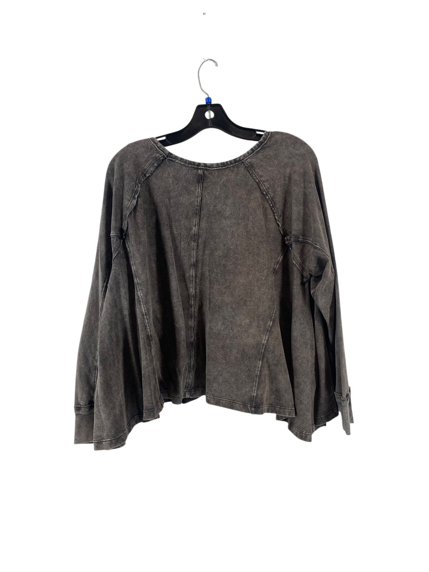 Top Long Sleeve By We The Free In Grey, Size: Xs