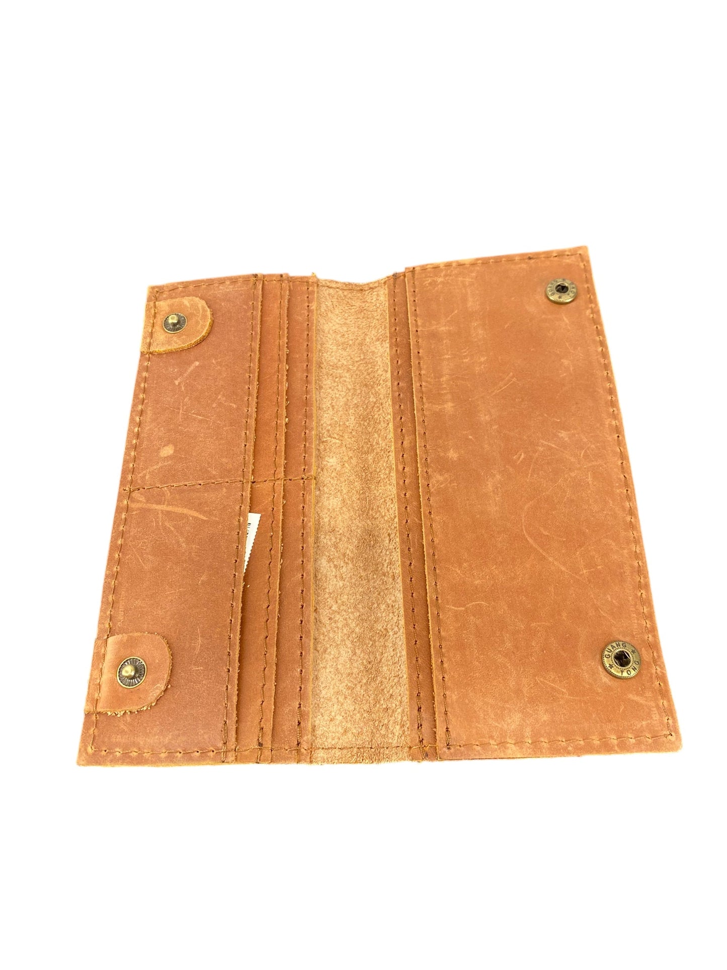 Wallet Leather By Clothes Mentor, Size: Medium