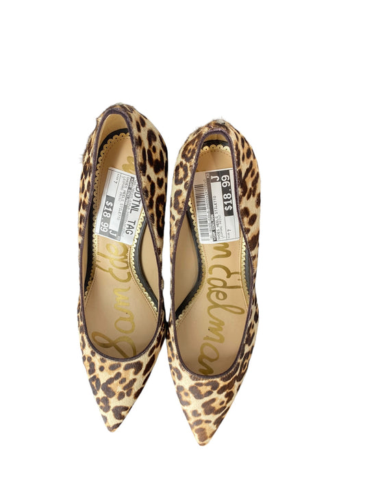 Shoes Heels Stiletto By Sam Edelman In Leopard Print, Size: 7