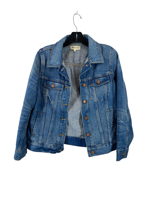 Jacket Denim By Madewell In Blue Denim, Size: M